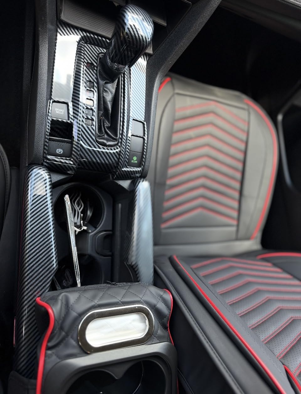 HChengkikz Nappa Leather Car Seat Covers Full Set, Black Car seat Protector 5 Seats, Waterproof Car Seat Cushion, Universal Automotive Seat Covers Fit for SUV Truck Pick-up Sedan customer photo 1