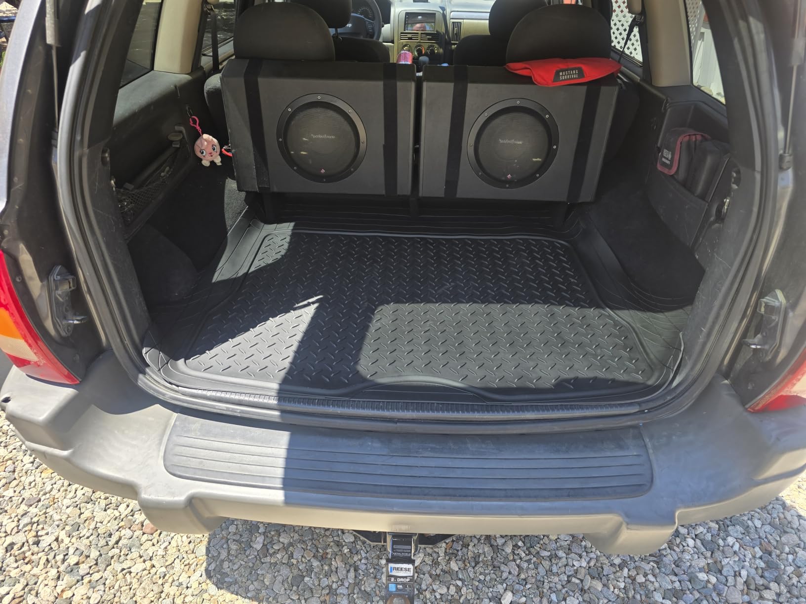 Nilight Rubber Cargo Mats for Cars Trucks SUVs, Universal Trim to fit for Most Vehicles, All Weather Protection Heavy Duty Cargo Liners customer photo 1