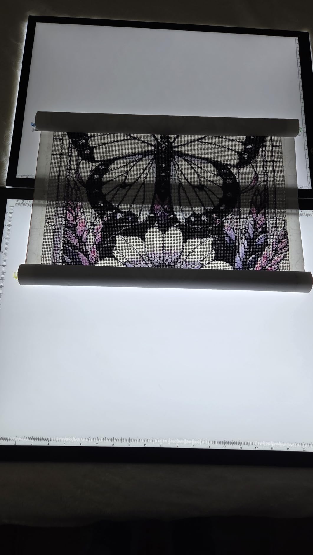 WELZK 10000 Lux High Bright Light Pad A2, 3 Colors Light Board. 10 Levels/Stepless Dimming for Diamond Painting, Tracing, Drawing, Sketching etc customer photo 2