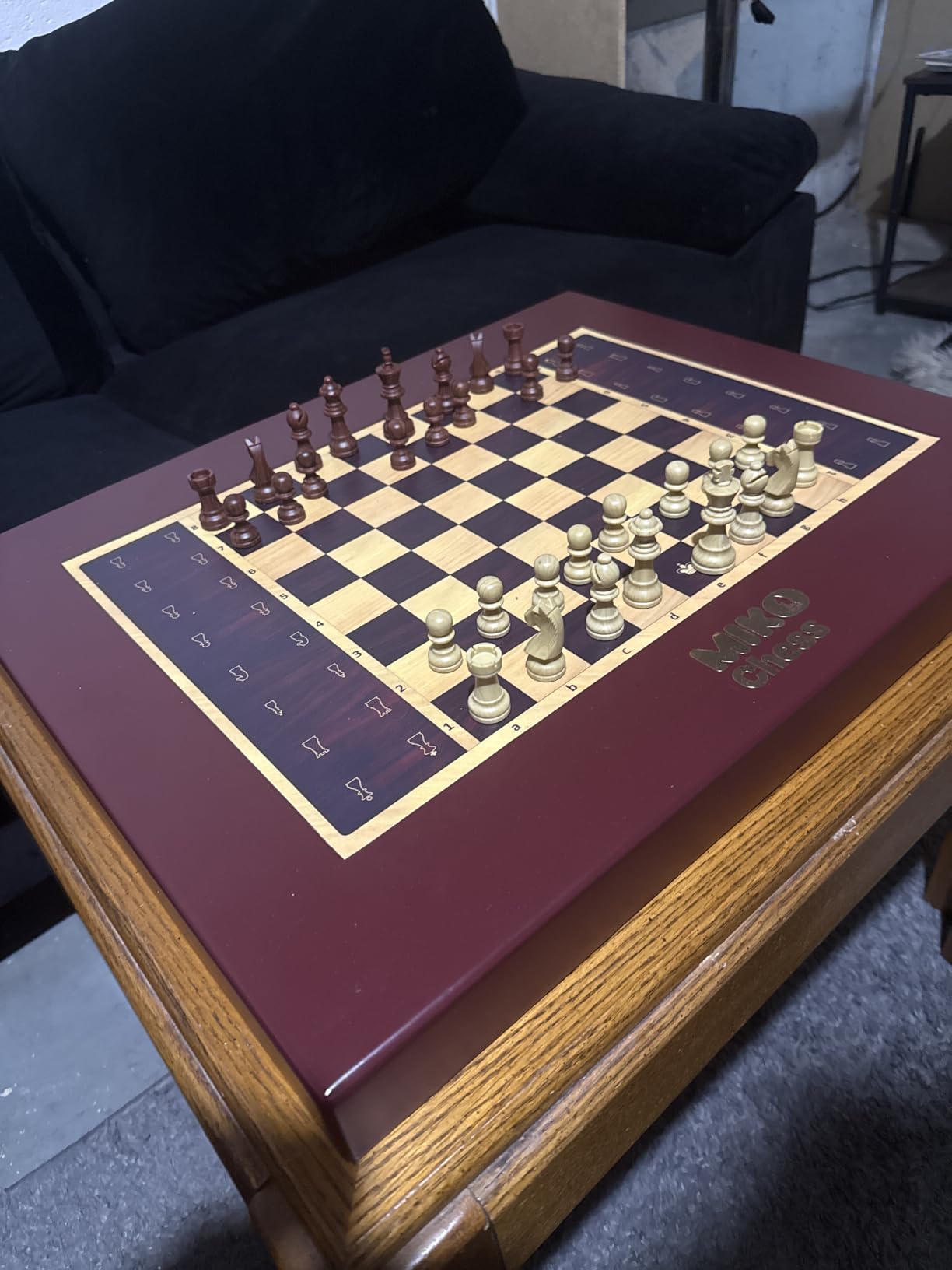 Miko Chess Grand: Your Ultimate AI Chess | Fully Automated Gameplay for All Skill Levels | World's Smartest Electronic Chess Board | Magnetic Wooden Chess Sets with Self Moving Pieces customer photo 2