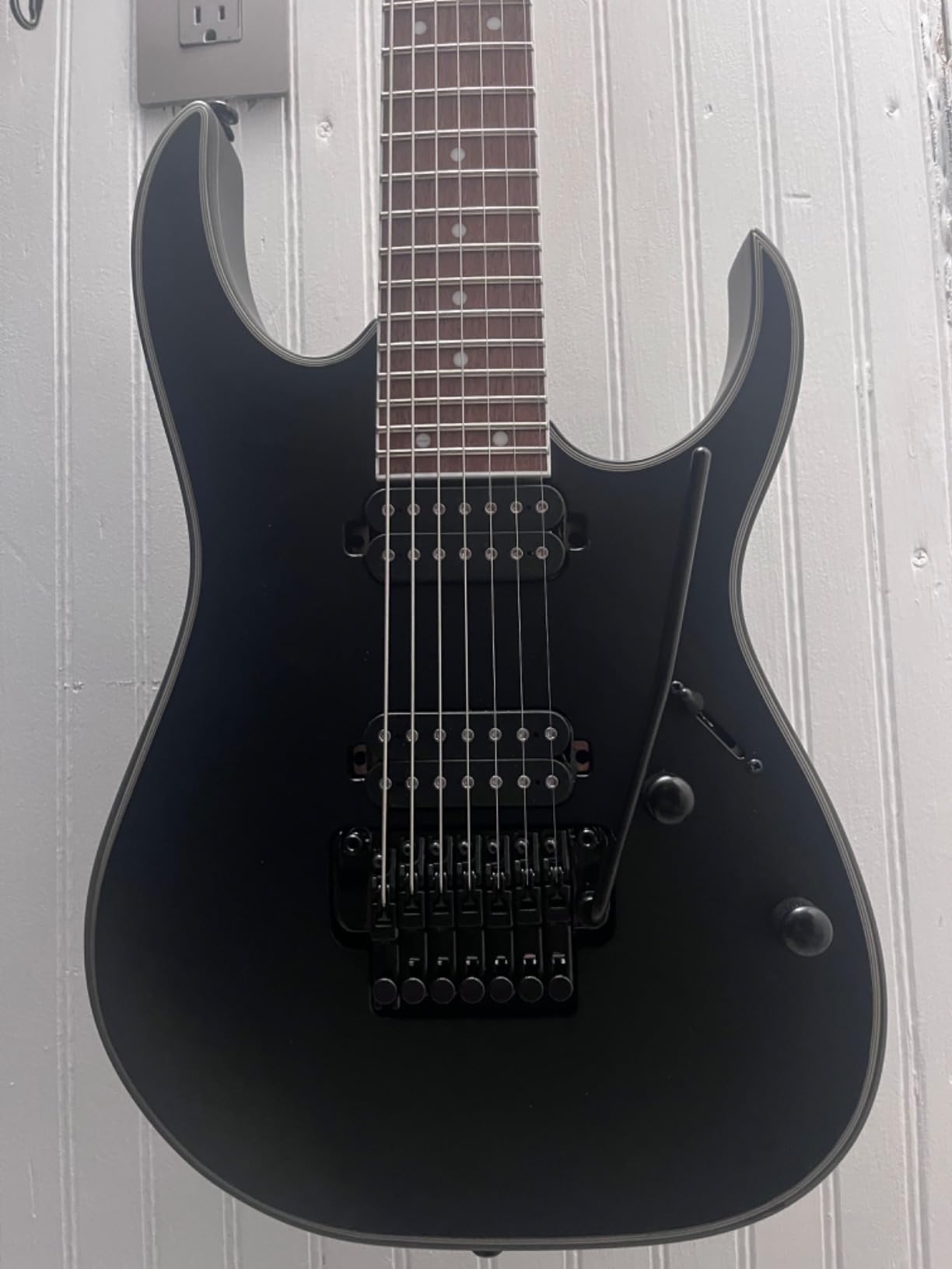 Ibanez RG7420EX 7-String Electric Guitar - Black Flat customer photo 1