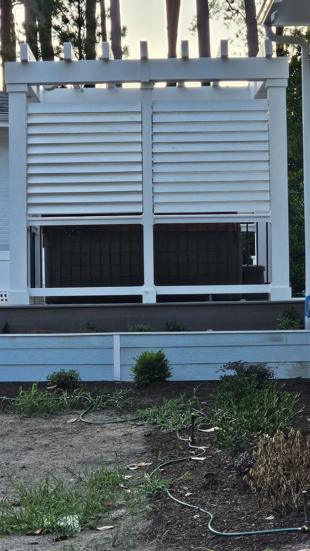 Weatherables Bolton Porch and Deck Railing Kit - Aluminum and Vinyl Railing Kit for Decks, Porches, Balcony Railing, and More (36