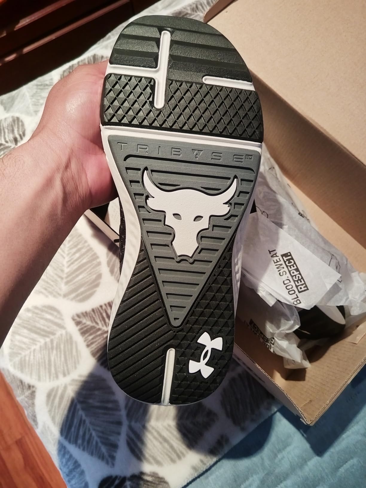 Under Armour Men's Project Rock Blood Sweat Respect 4 Sneakers customer photo 1