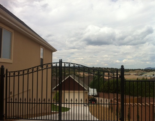 ALEKO Dual Swing Driveway Gate (18x6, Prague) | Anti-Rust Galvanized Steel, Outdoor Fence Security Barrier customer photo 1