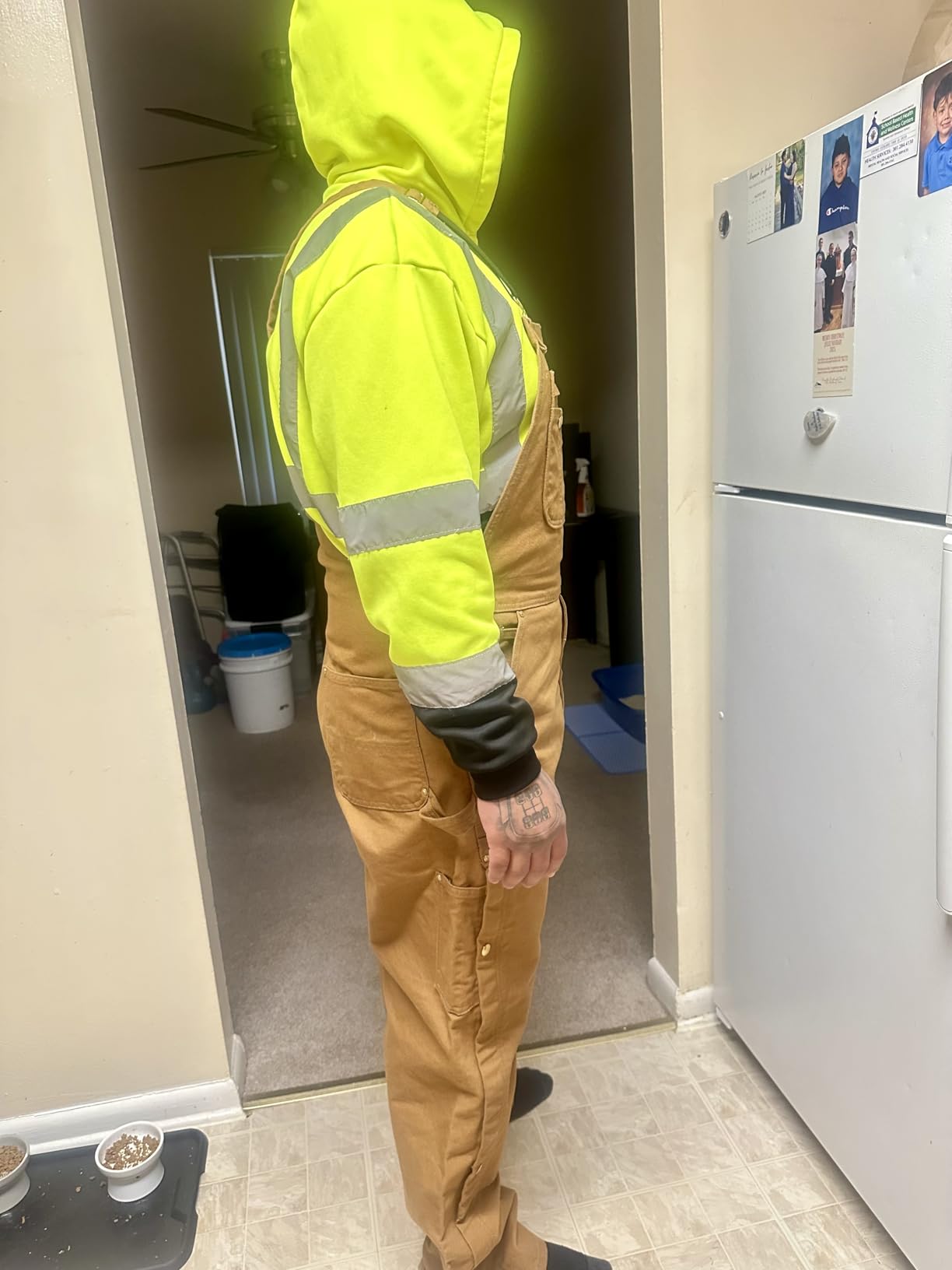 Carhartt Men's Firm Duck Bib Overall customer photo 1