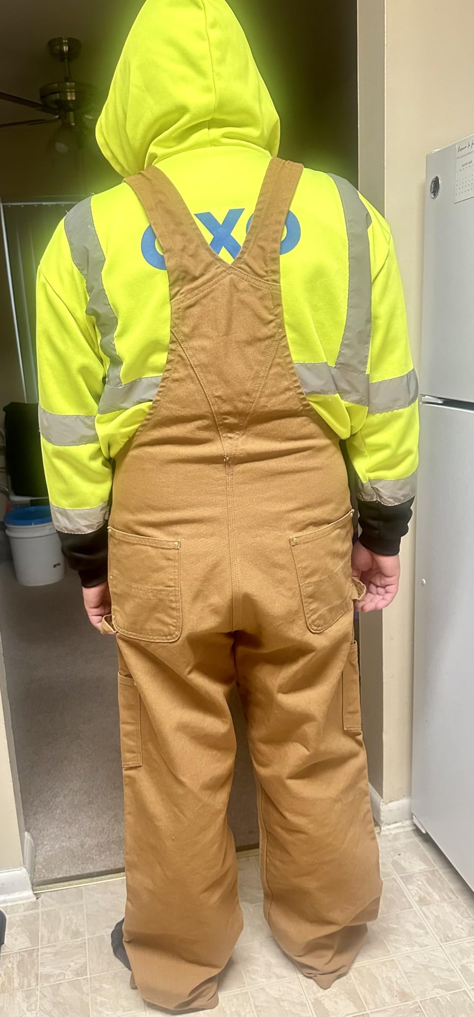 Carhartt Men's Firm Duck Bib Overall customer photo 2