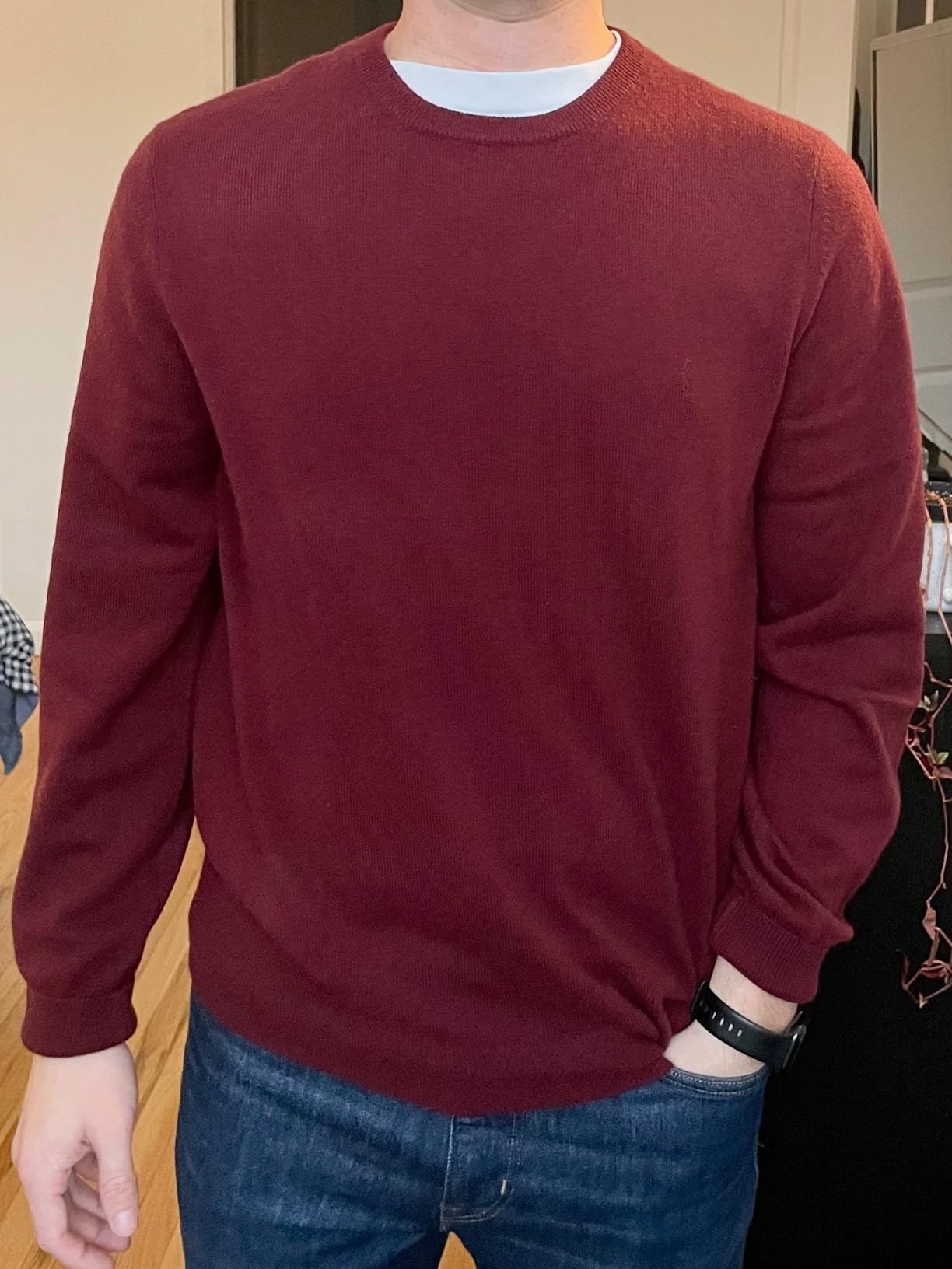 NAADAM Men's The Original Cashmere Crewneck Sweater customer photo 1