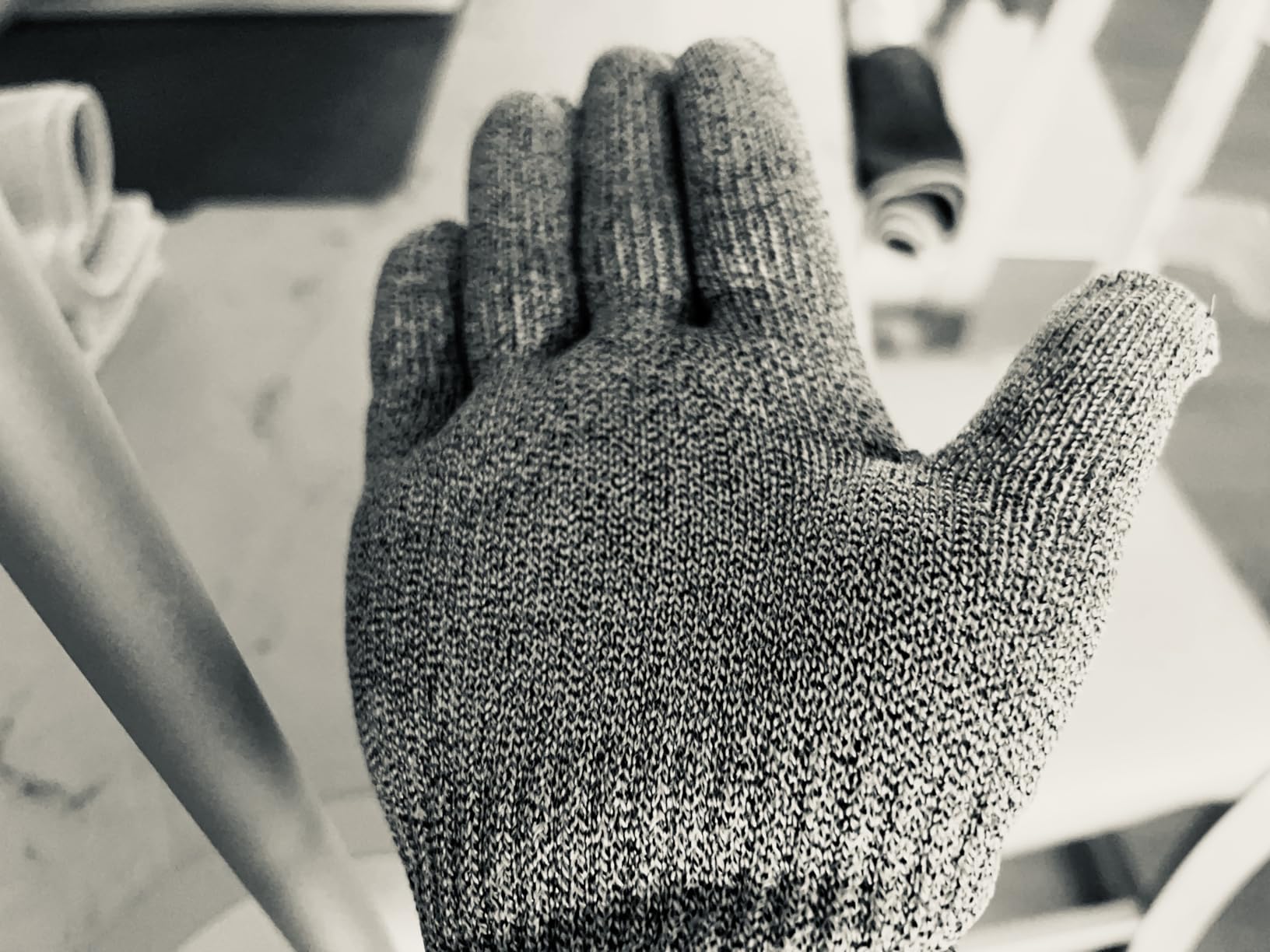 Schwer SlicePro ANSI Cut Resistant Gloves, Food Grade Cutting Glove for Kitchen Food Prep, Mandoline Gloves for Meat Cutting, Oyster Shucking, Fish Fillet Processing, PR1501-G, L | Non PFAS, No Glass Fiber, for Kitchen Food Prep, Mandolin Slicing, Meat Cutting, Oyster Shucking, Fish Fillet Processing customer photo 2