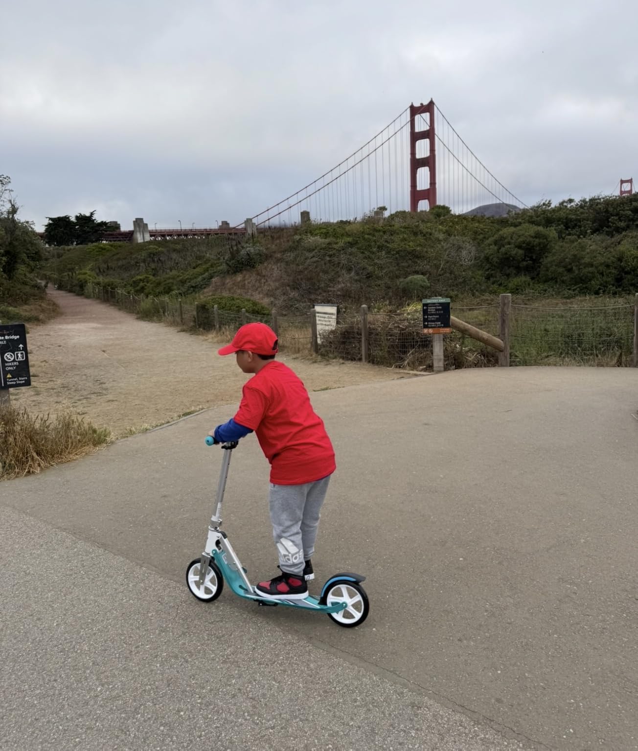 Adult Scooter with Big Wheels | Adjustable Height, Foldable Aluminum Frame | Smooth Ride for Urban Commuting and Outdoor Fun | Suitable for Teens 8-12 | 220 lbs Weight Limit customer photo 1