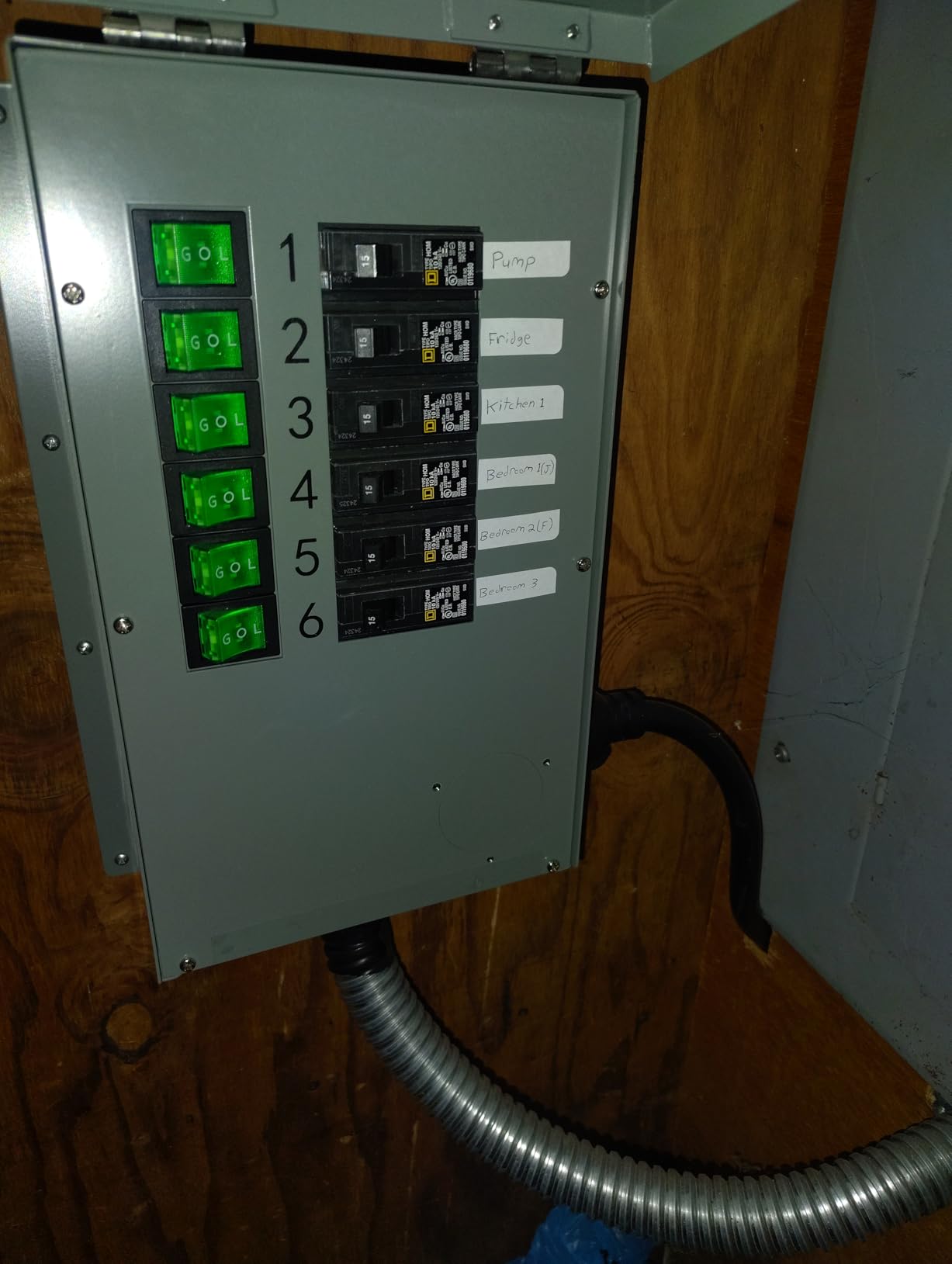 Nature's Generator Transfer Switch 6 Circuits 120V 30A Non-Automatic UL Power Transfer Kit(Indoor) customer photo 2