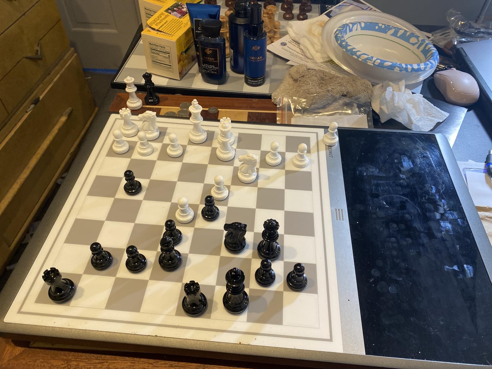 Chessnut Evo AI Chess Computer - Built-in Maia Engine, Customizable Chess Bot, Full Piece Recognition, LED Lights - Play Online on Major Chess Platforms - Smart Electronic Chessboard customer photo 1