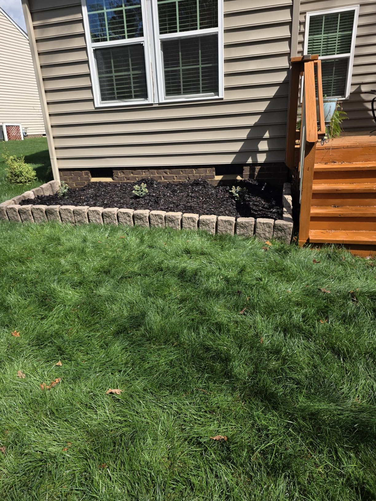 Landscape Edging | Garden Edging Border | Polyrock Block XL for Lawn Edging, Flower Beds & Yard Edging - 1 Pack | Each Section Has 6 Blocks 48