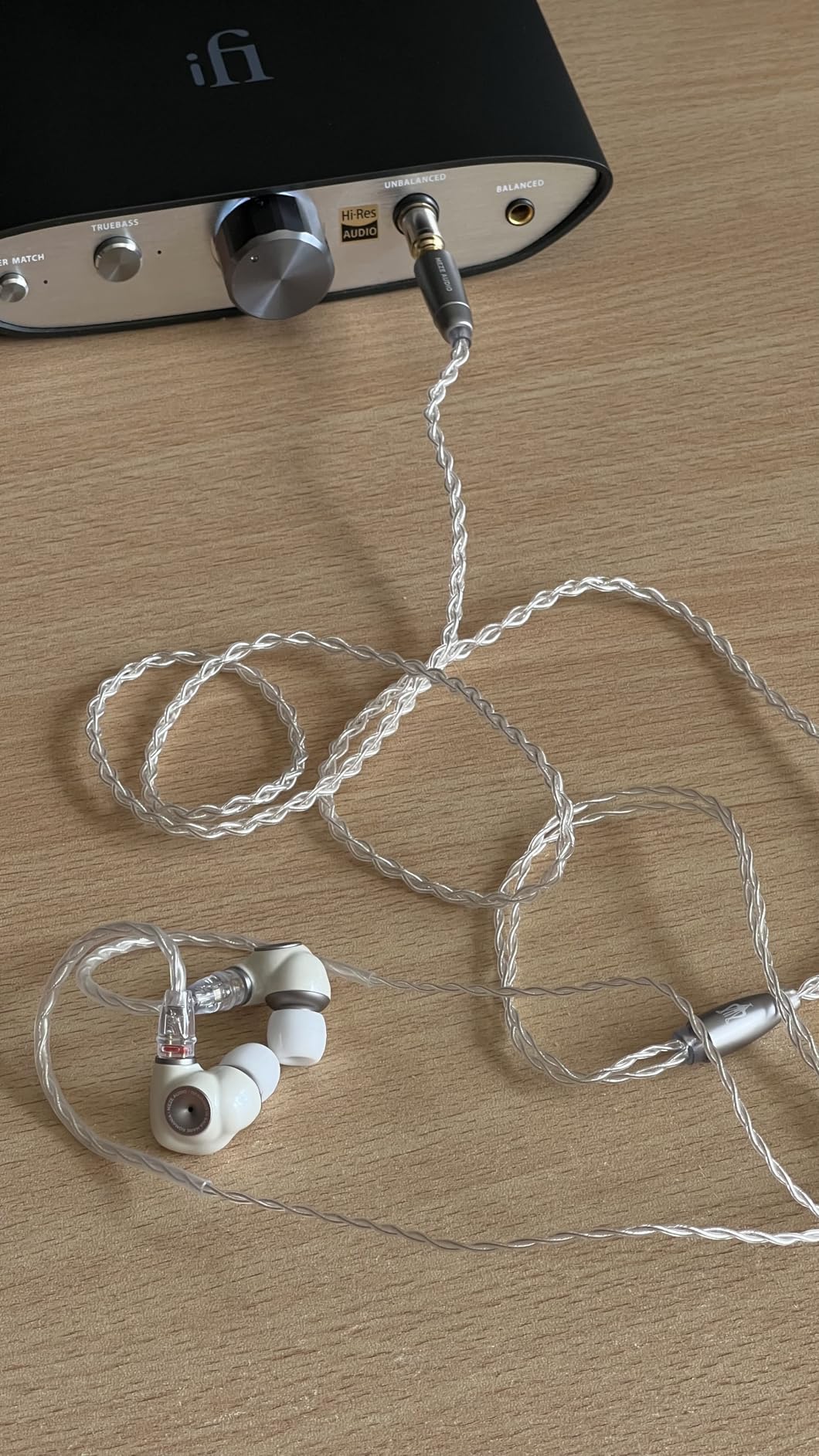 MEZE AUDIO ALBA Wired Earbuds in-Ear Monitor Headphones for Audiophiles, USB-C Adapter Included customer photo 1