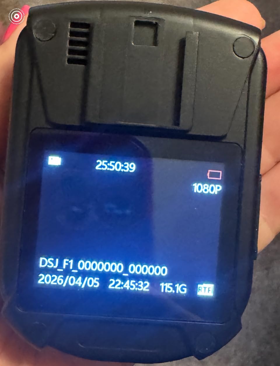 4K 256GB Body Camera, 11-13Hrs Battery Body Cameras with Audio and Video Recording, H.265 Video Code Body Cam for Police Security Train Conductor Delivery Waiter customer photo 2