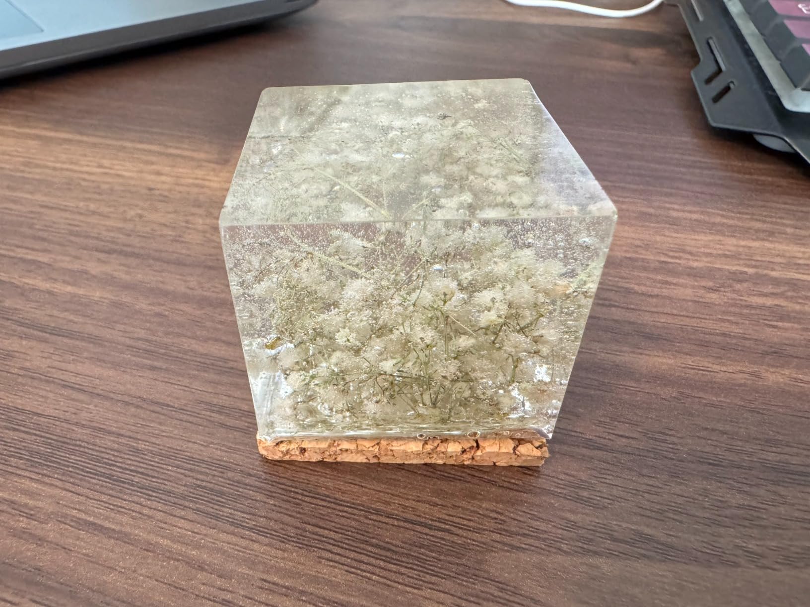 Go4Cork Square Cork Tiles - 4 Pack, 8.5 x 8.5 x 5/32 inch | Premium Eco Cork For Home, Classroom & Office Organization Decor, No Adhesive, Heat Insulation & Soundproofing Material customer photo 2