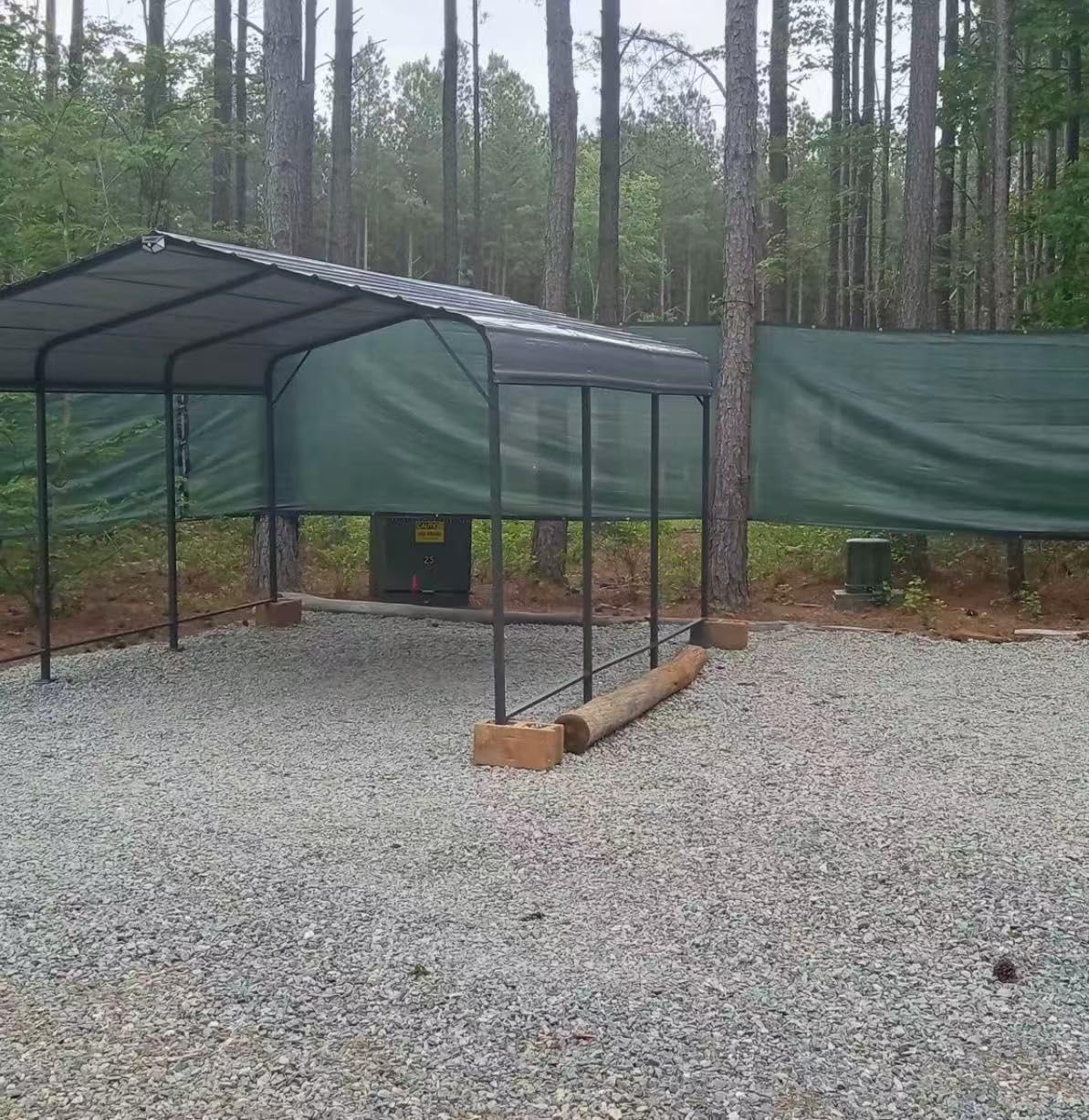 AIRWIRE 10x15 Metal Carport Carports with Reinforced Base Heavy Duty Garage Outdoor Galvanized Car Shelter for Car, Boats and Truck customer photo 1