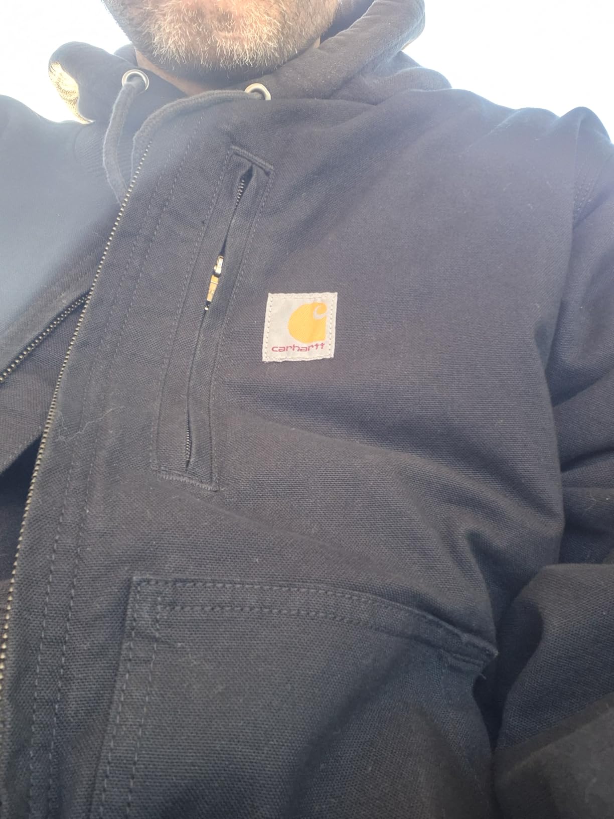 Carhartt Men's Rugged Flex Duck Relaxed Fit Bomber Jacket customer photo 1