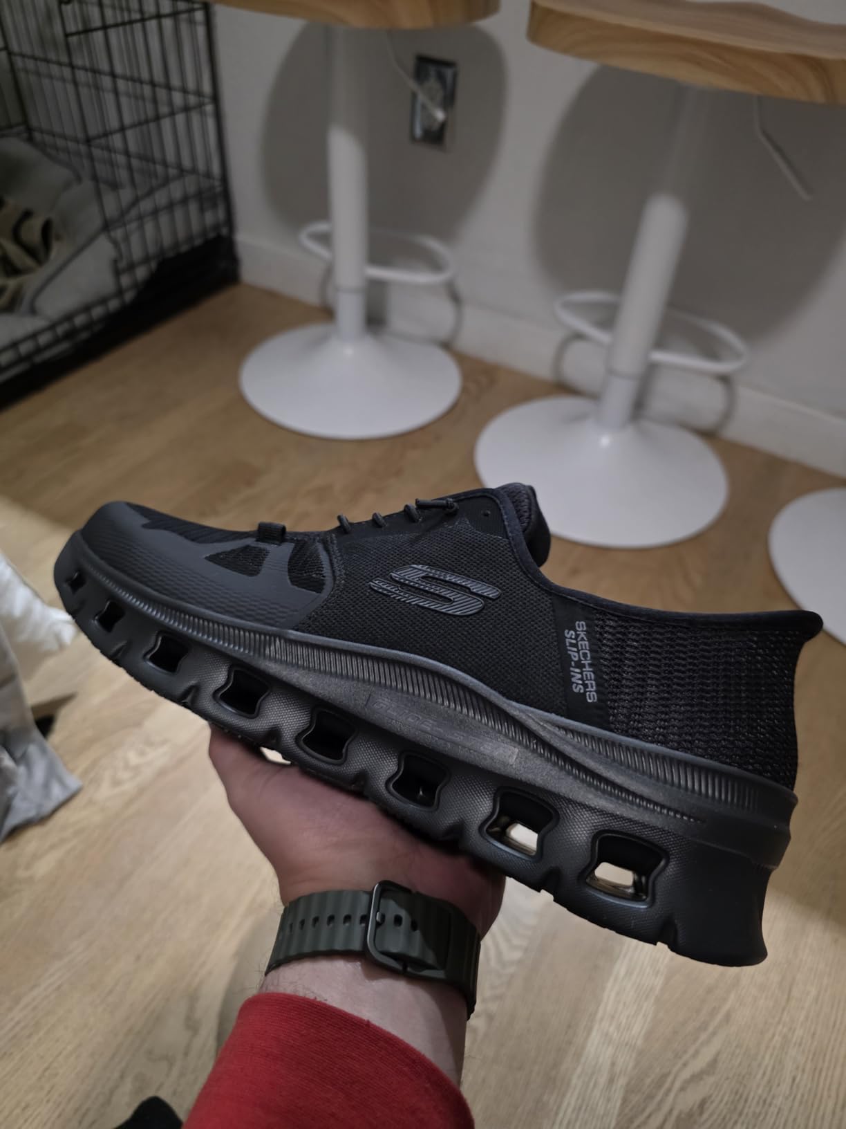 Skechers Womens Summits-Sweet Glow | Work, Slip-ins, Glide Step, Slip Resistant, Water Repellent, Air-Cooled Memory Foam customer photo 1
