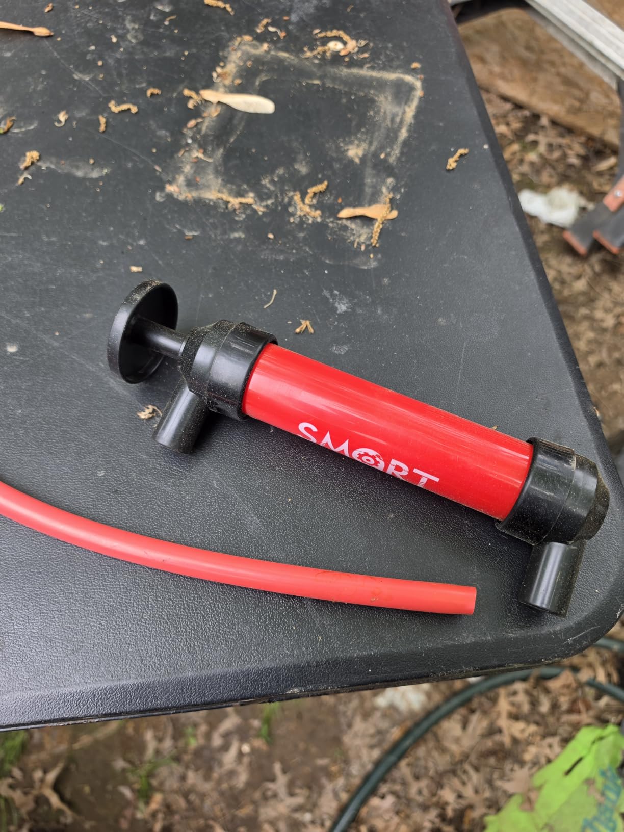 Cordless Fuel Transfer Pump, Gas Siphon Pump for Gasoline, Hand Siphon Pump | Portable Fluid Transfer Pump for Oil, Gasoline, Transmission, and Water, Liquid Fuel Syphon Pump, Max 3 GPM High Flow customer photo 1