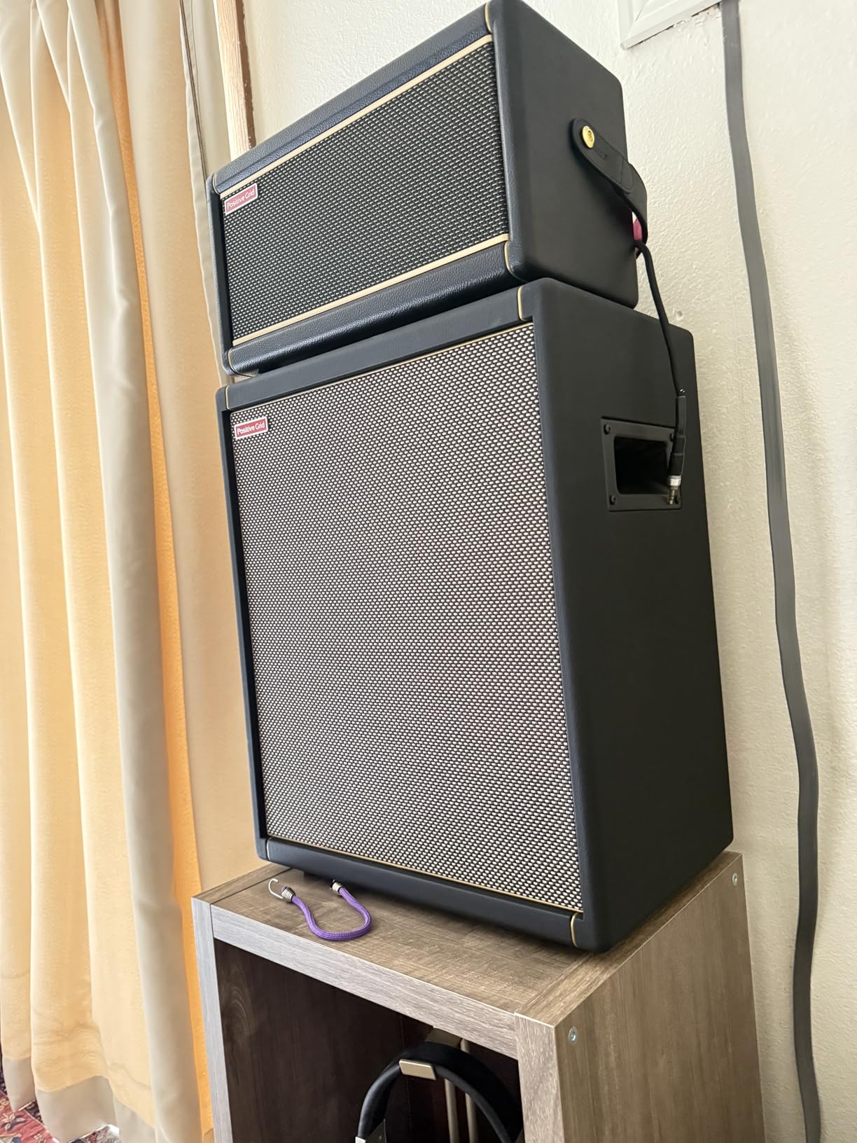 Positive Grid Spark CAB Powered Guitar Amp Speaker Cabinet for Spark Series Amps, Multiple Instruments, Modelers, and More - Pearl customer photo 1