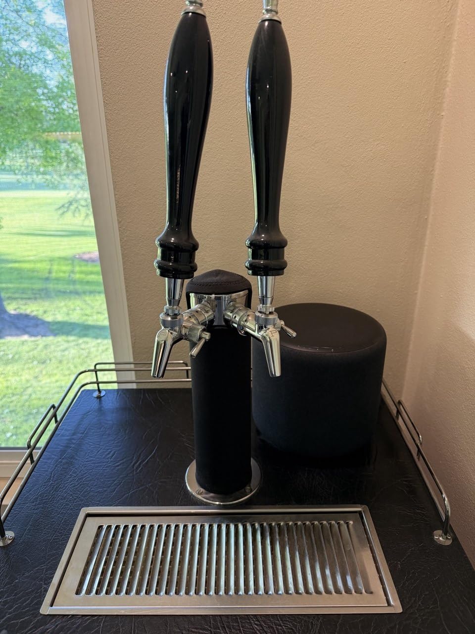 Beer Tower Cooler Insulator, Kegerator Tower Insulator for Single Tap | Stretchy Neoprene Beer Tower Cooler Sleeve customer photo 1