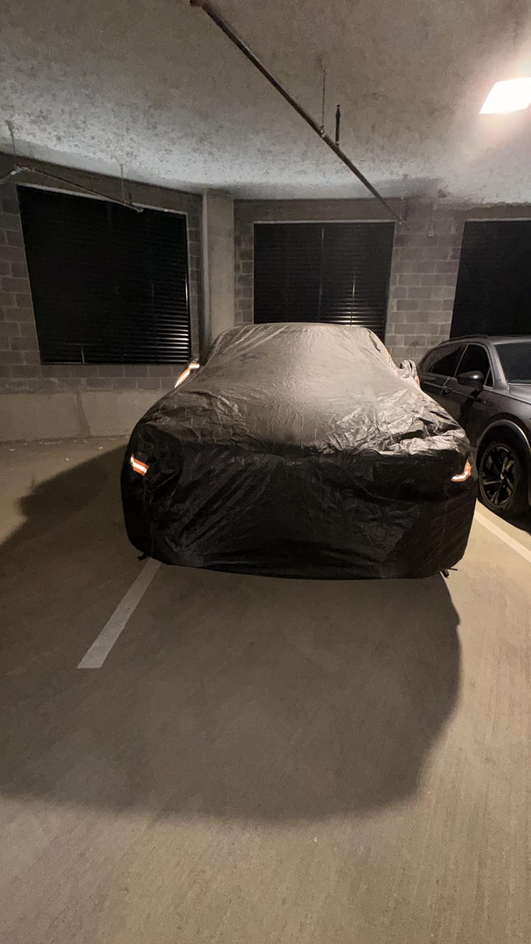 6 Layer Heavy Duty SUV Car Cover Waterproof All Weather Protection with Cotton Liner, Universal Fit Ford Explorer, Toyota Highlander, Honda Pilot, Dodge Durango, BMW X5 X6, Lexus RX LX customer photo 1