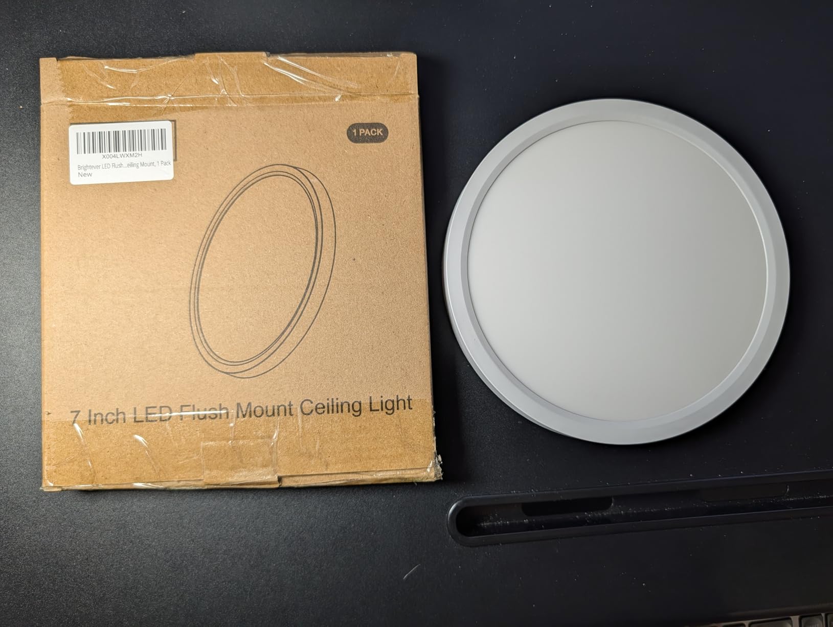 12 Inch LED Flush Mount Ceiling Light Fixture, Dimmable, 3200LM | 24W 2700K/3000K/4000K/5000K/6500K Selectable, 0.67