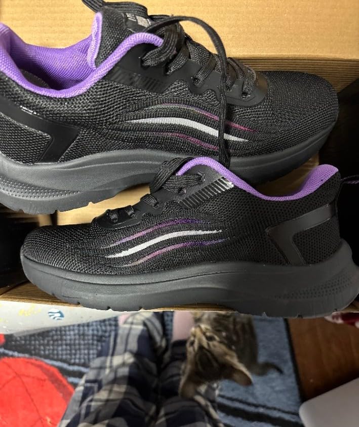 Treesky Non Slip Work Shoes for Women, Restaurant & Kitchen Sneakers customer photo 1