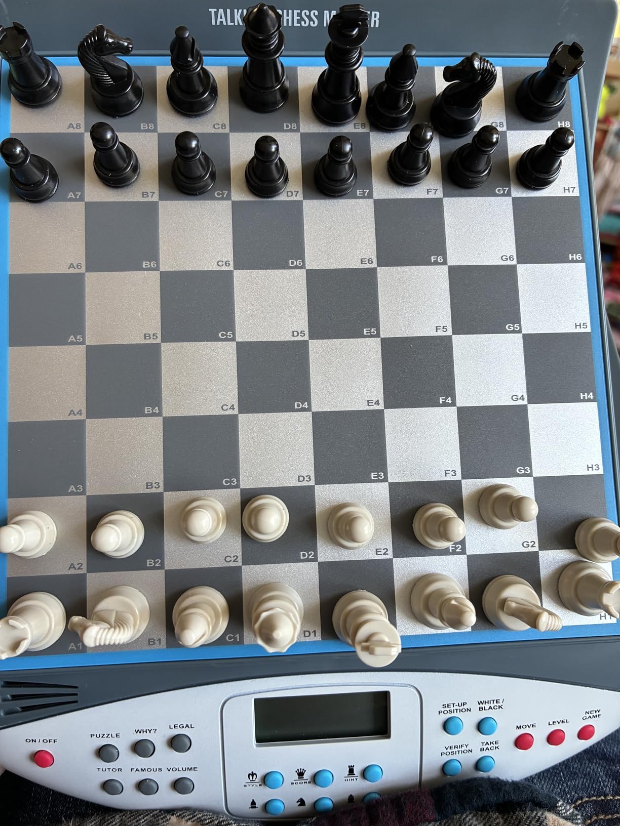 Talking Chess Master Electronic Chess Set - Electronic Chess Board with Voice Teaching System - Kids Learning Trainer - 32 Levels 2000 ELO Computer Chess Game with Sensor Chess Board Magnetic Pieces customer photo 1