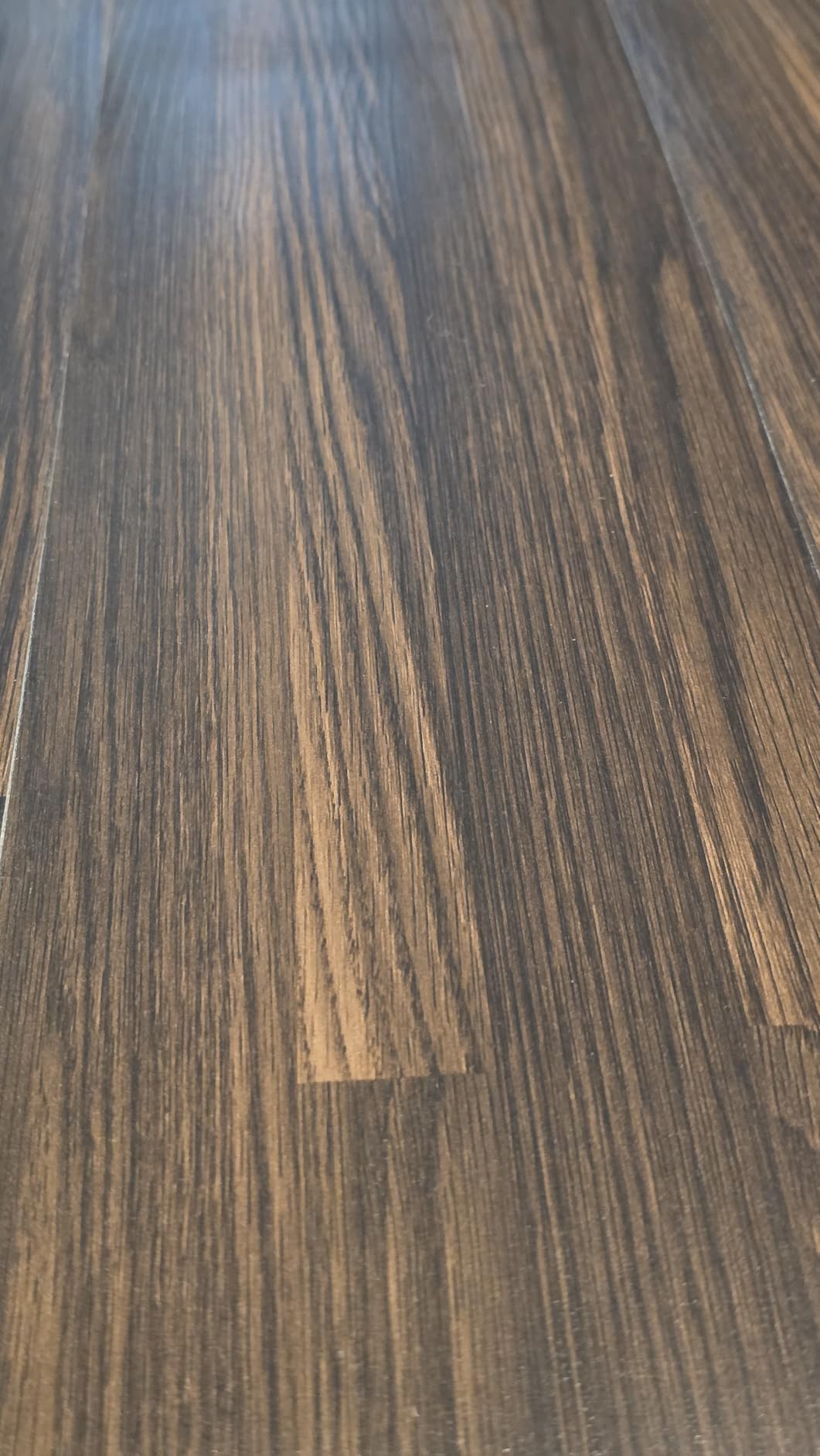 VallisCo Peel and Stick Vinyl Flooring 36 Pack 54 Sq.Ft, Waterproof Vinyl Flooring Peel and Stick for Office, Living Room, Bathroom, Kitchen - Unique Design, Easy to Install Floor, Brown customer photo 1