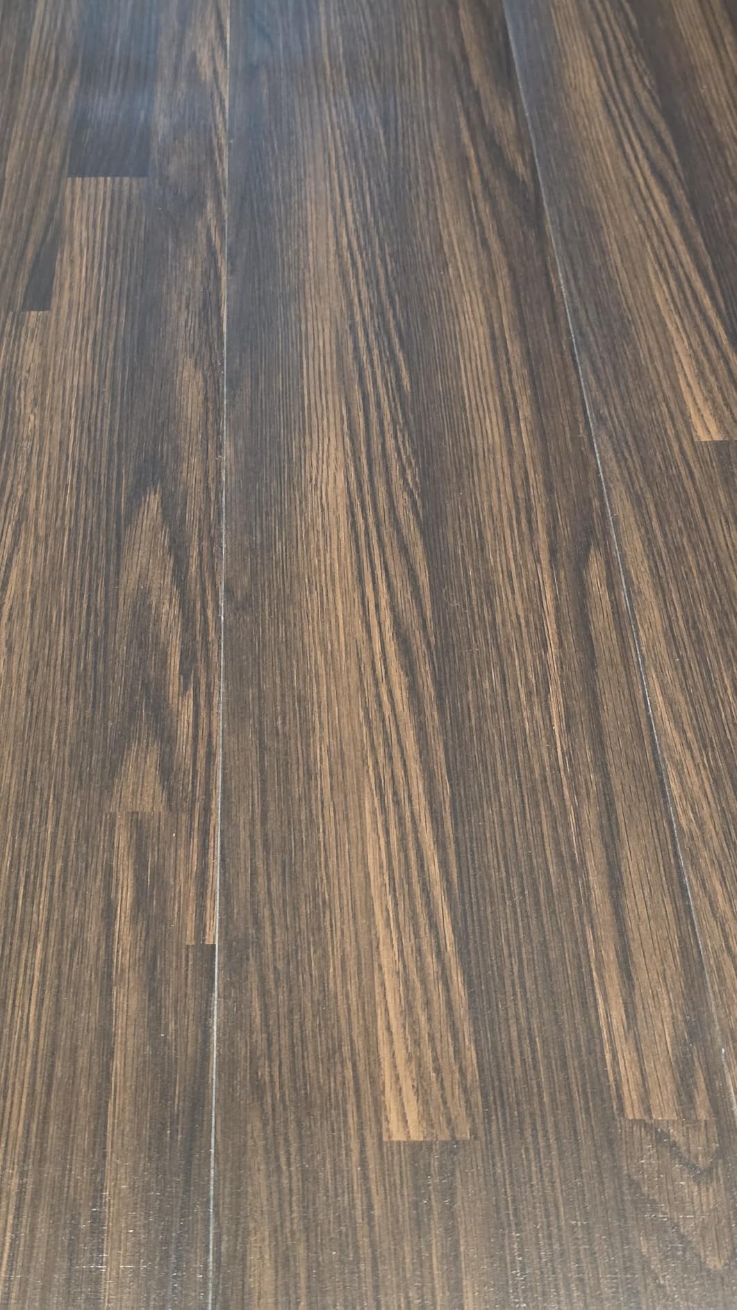 VallisCo Peel and Stick Vinyl Flooring 36 Pack 54 Sq.Ft, Waterproof Vinyl Flooring Peel and Stick for Office, Living Room, Bathroom, Kitchen - Unique Design, Easy to Install Floor, Brown customer photo 2