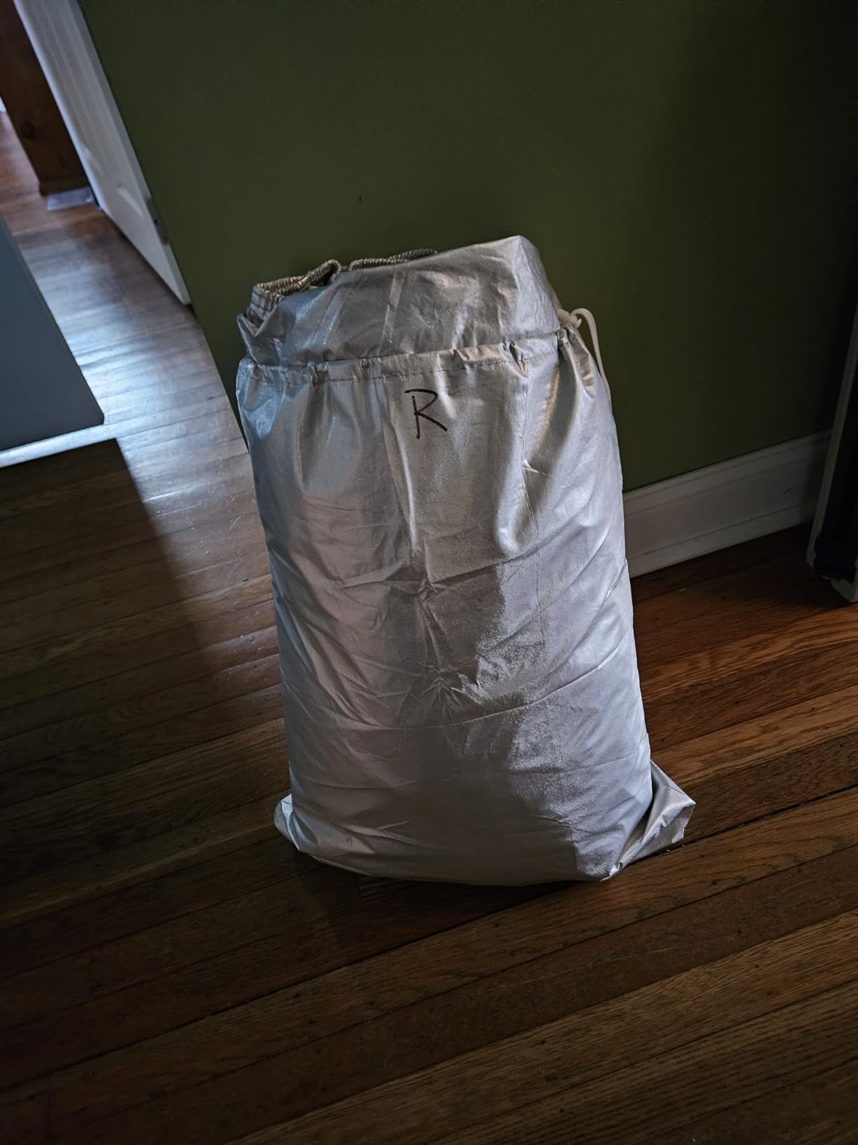 Truck Cover Waterproof All Weather, 6 Layers Pickup Cover Fit for Ford F150, Chevrolet Silverado 1500, Gmc Sierra, Ram 1500, Tundra (T4 Fit Truck Length Up to 250 inch), Silver customer photo 2