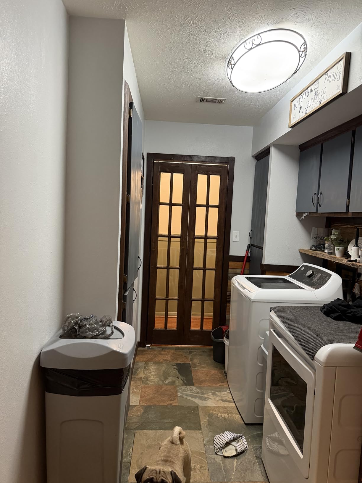 EaseLife Bifold Closet Door, for 30in x 80in Opening, French Glass Barn Doors with 2.5FT Concealed Bi-Fold Sliding Hardware Kit Included, Preassembled Door, Easy Install customer photo 2