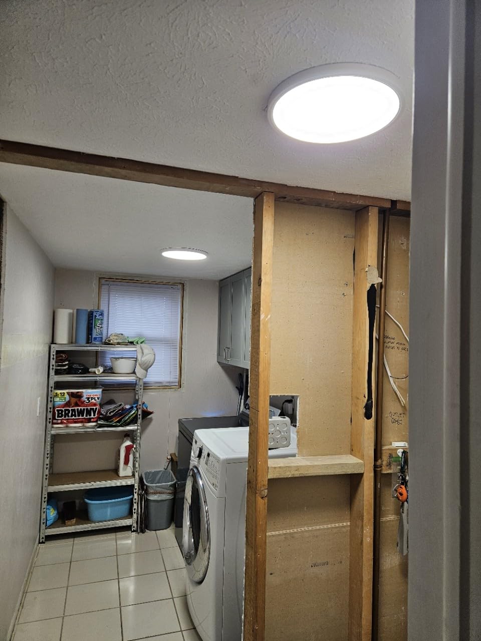 12 Inch White LED Flush Mount Ceiling Light Fixture (2 Pcs) | 24W 2640LM, Dimmable Light, Compact Ultra-Thin Design, Energy Efficient, Eye-Friendly Comfort, for Bedroom, Bathroom, Study customer photo 1