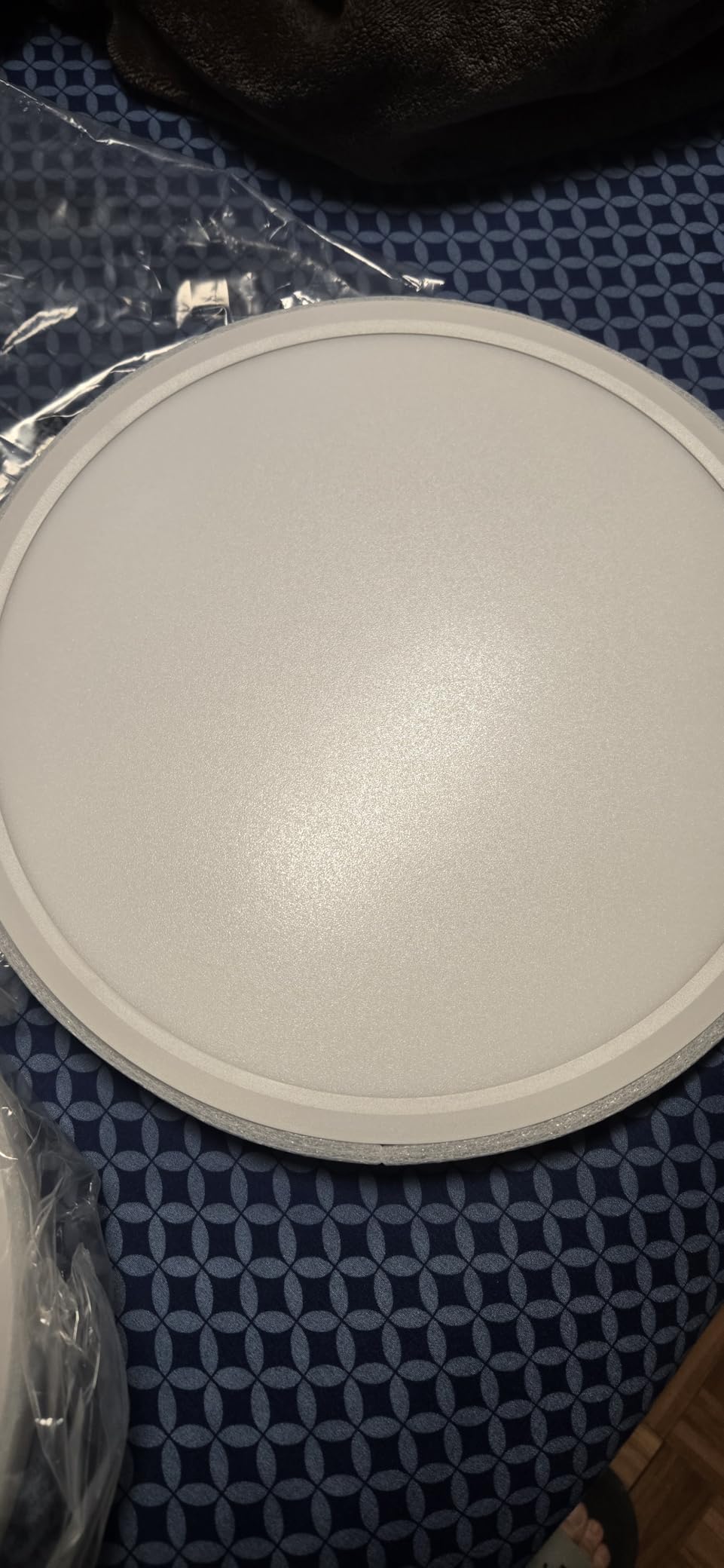 12 Inch White LED Flush Mount Ceiling Light Fixture (2 Pcs) | 24W 2640LM, Dimmable Light, Compact Ultra-Thin Design, Energy Efficient, Eye-Friendly Comfort, for Bedroom, Bathroom, Study customer photo 2