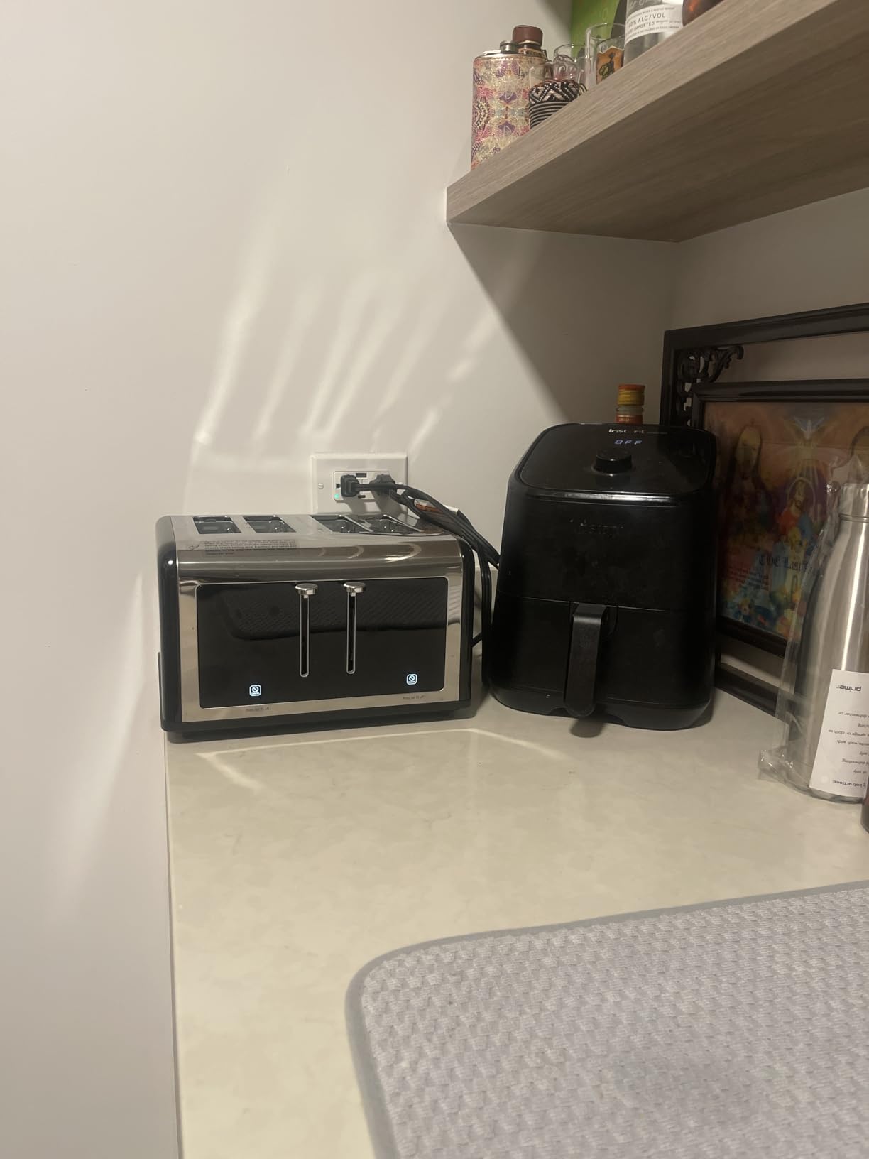 4 Slice Toaster Touch Screen, Stainless Steel Toasters Digital Timer, Dual Control Panel Toasters, 8 Shade Settings 6 Bread Types for Bagel, Cancel, Defrost 1650W customer photo 2