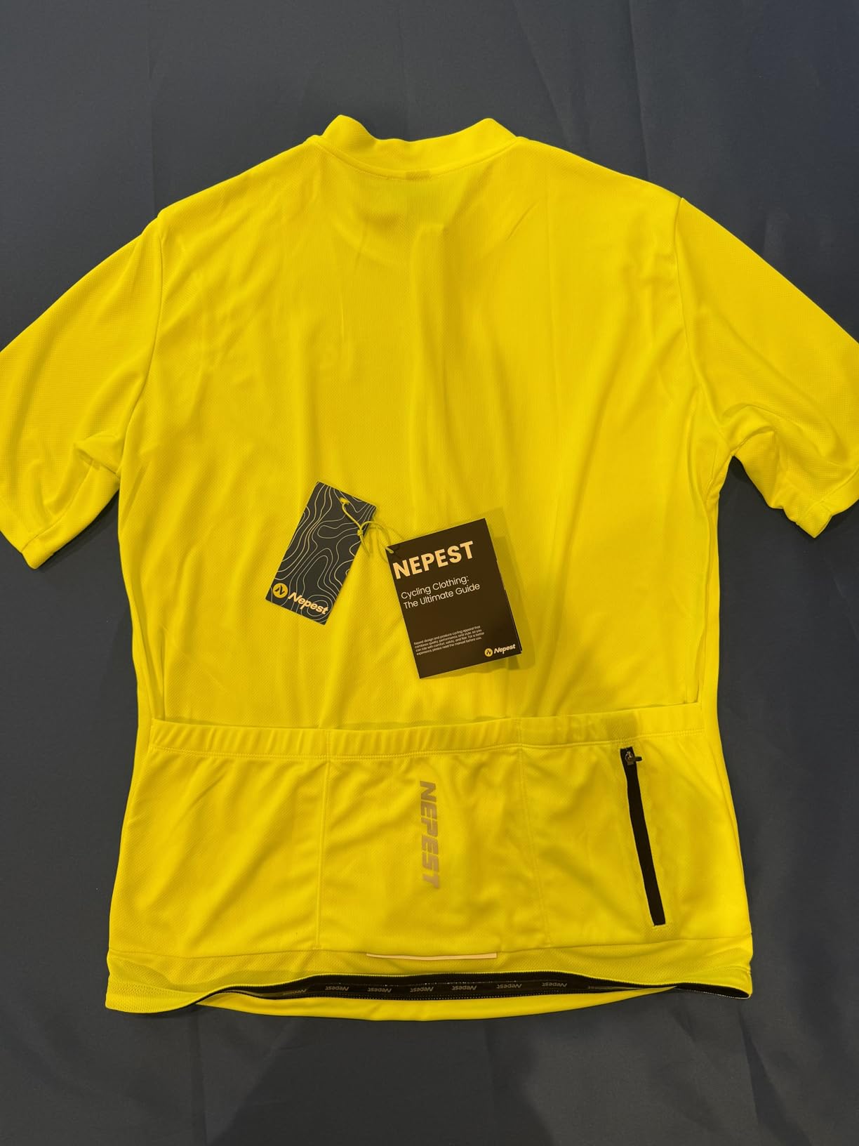 Cycling Jersey Men Short Sleeve Bike Shirts with 4 Rear Pockets Moisture Wicking Half Zip Road & Mountain Biking customer photo 2
