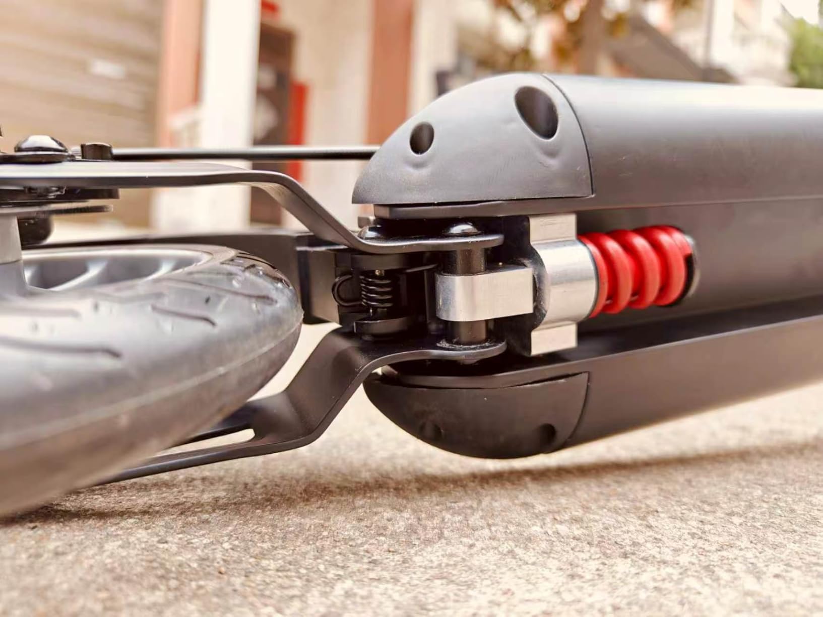 Big Wheels Kick Scooter for Kids Ages 6+, Teens and Adults, Max Load 300 LBS, Foldable - 2-Wheel Commuter Adult Scooters with Hand Brake & Shock Absorption, Adjustable Handlebar, Bearing ABEC9 customer photo 1