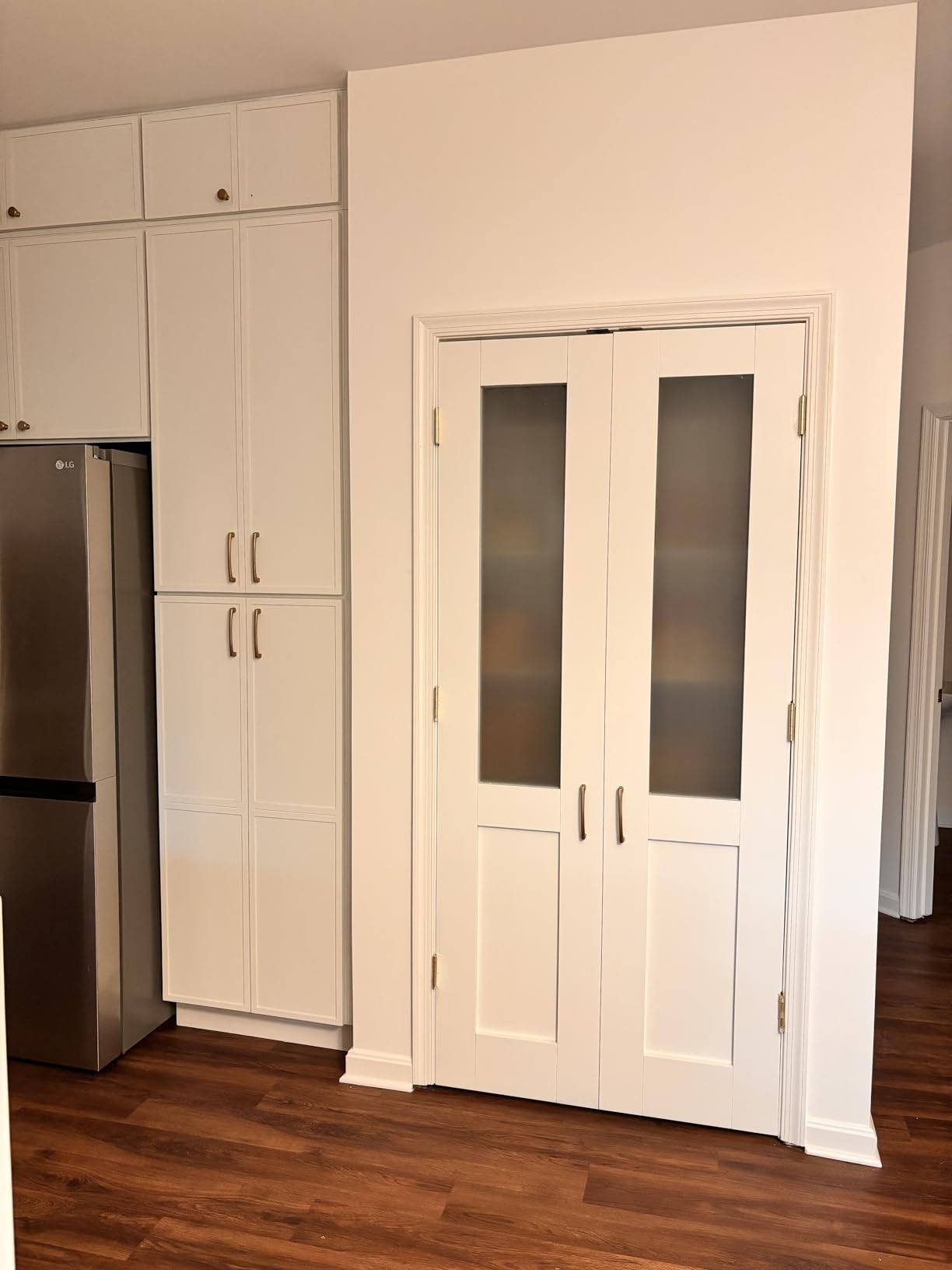 WIN STELLAR 30 x 80 Prebuilt Interior Clear Glass Door Slab, Paintable Interior Doors for Home, Bedroom, Pantry, Laundry as Prehung, Pocket, Barn, French Doors, White Door Panel customer photo 1