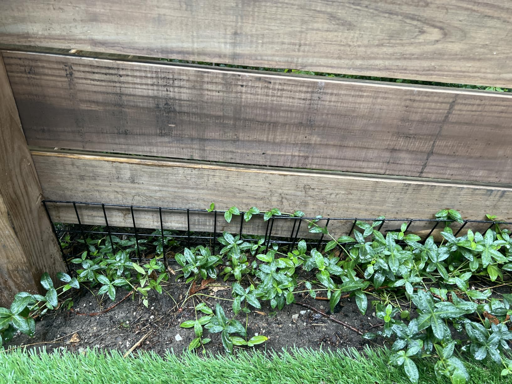 42.5ft(L) x 13in(H) Animal Barrier Fence, 30 Panels No Dig Garden Fence for Dog Rabbit, Rustproof Anti Digging Barrier, Garden Edging Border Ground Defense for Outdoor, Yard, Patio customer photo 2