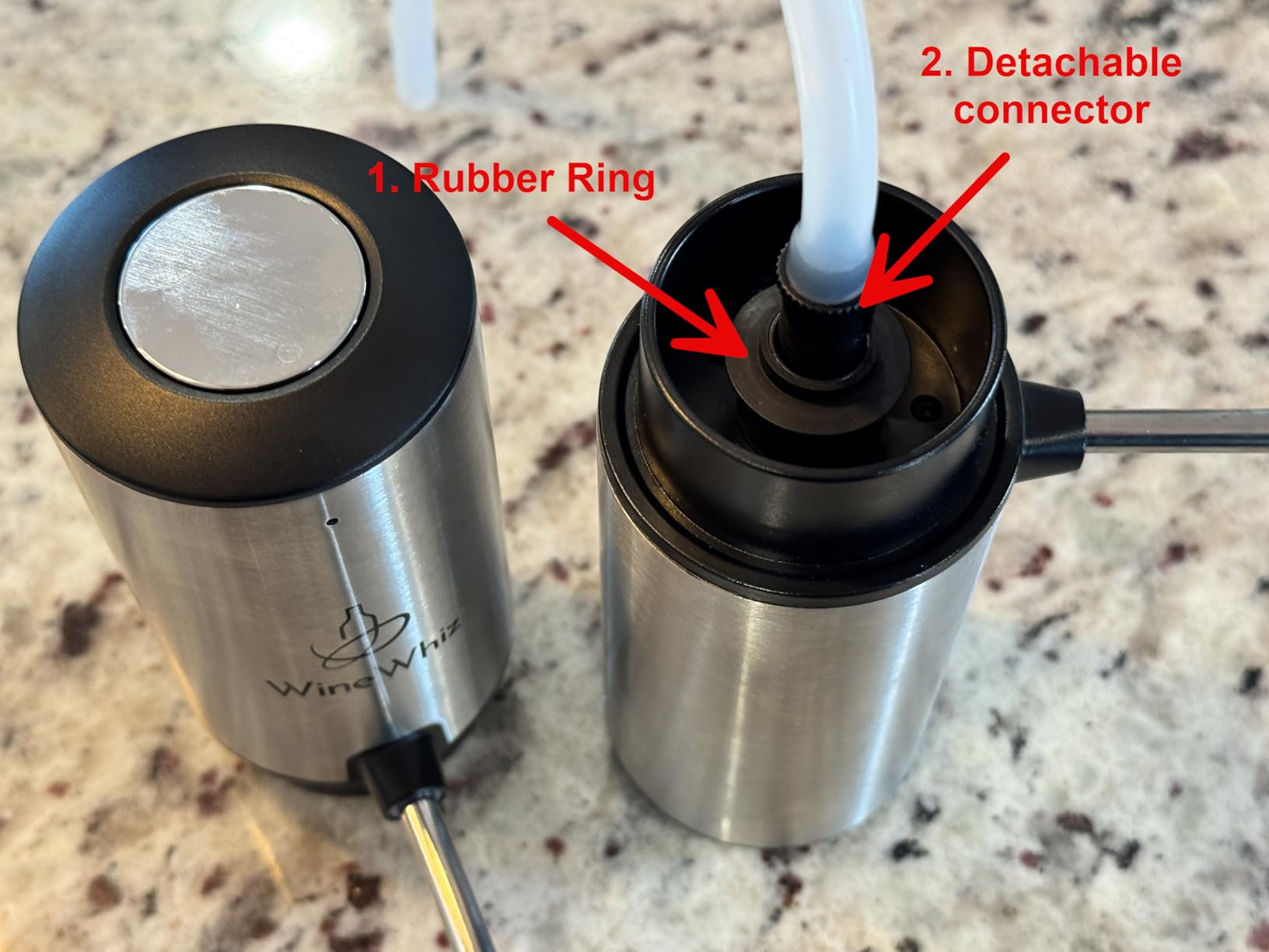 Electric Wine Aerator & Opener Set with Accessories, Rechargeable Automatic Corkscrew, Aerator, Dispenser, Foil Cutter Tool, Stopper customer photo 2