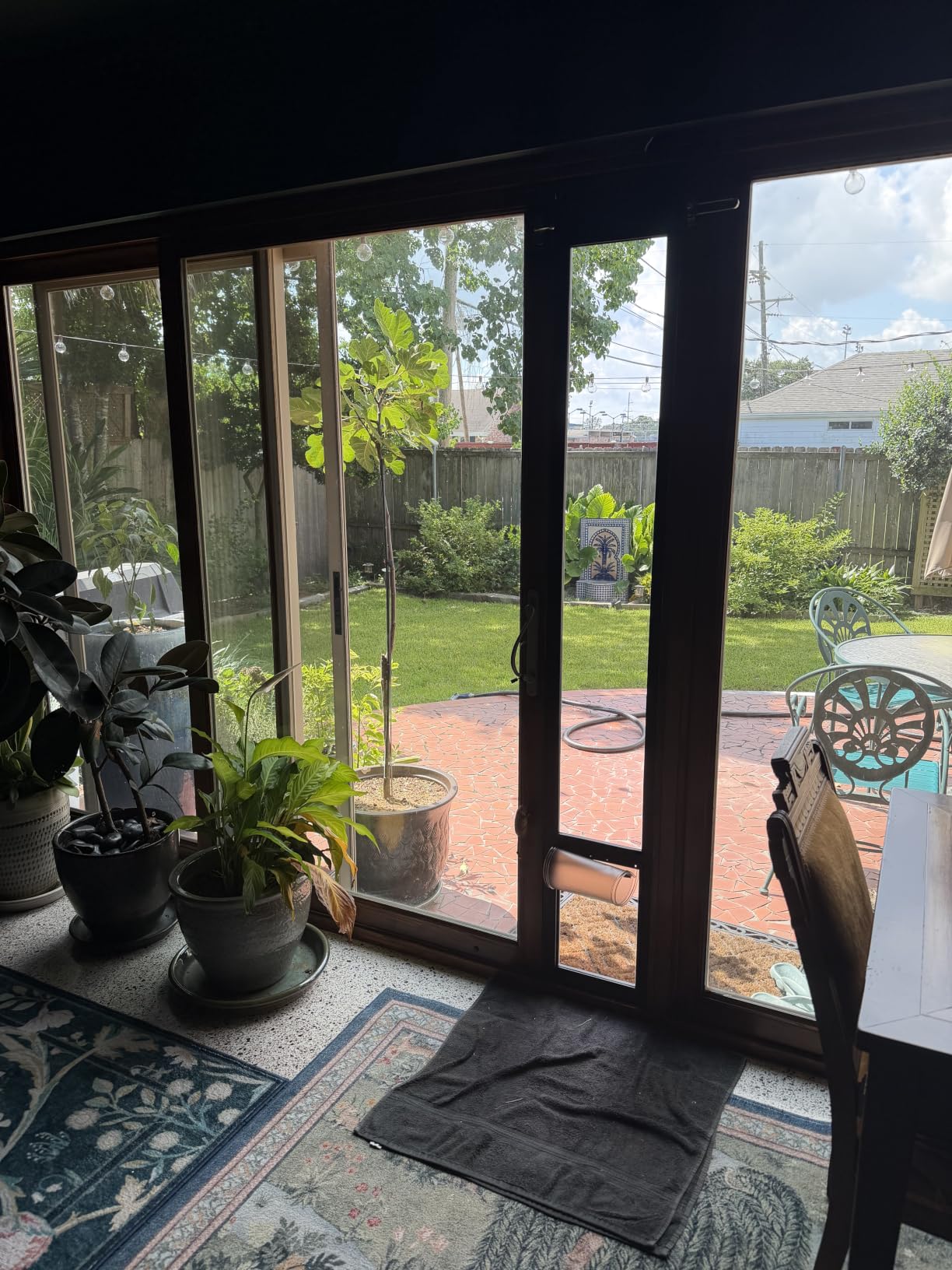 PetSafe 1-Piece Sliding Glass Pet Door for Dogs & Cats - Adjustable Height up to 80 11/16