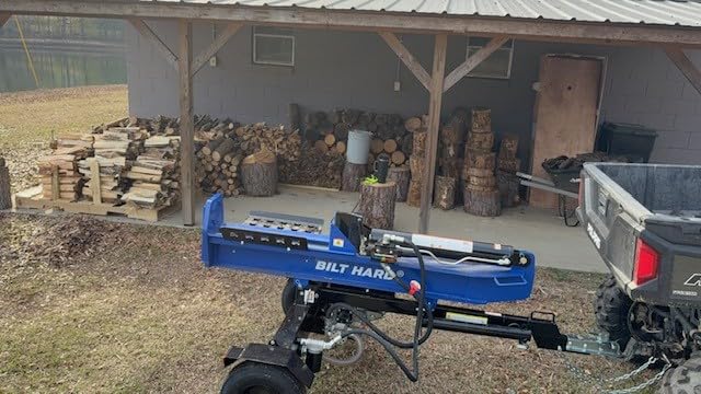 BILT HARD 35-Ton Horizontal/Vertical Gas Powered Hydraulic Full Beam Log Splitter with 301cc OHV Engine, 2
