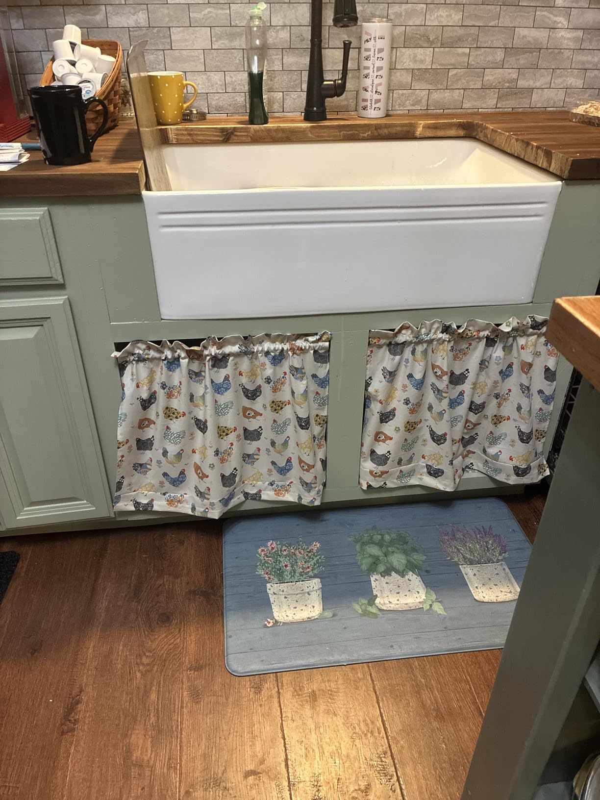 Lordear 33 Inch White Farmhouse Sink Solid Fireclay | 33