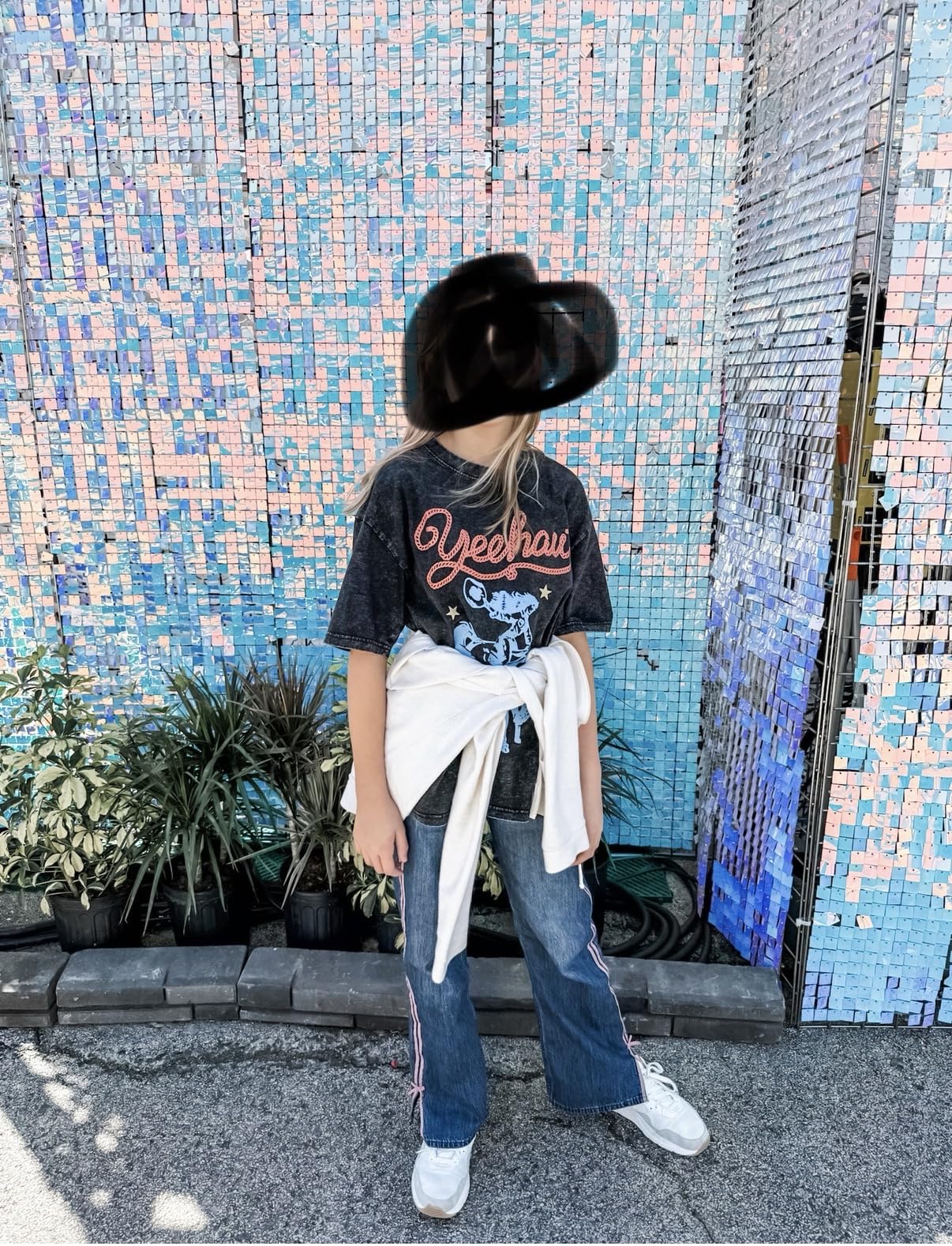 Western Shirts for Women Vintage Cowgirl Shirt Oversized Rodeo Cowboy Graphic Tees Country Concert Short Sleeve Tops customer photo 1