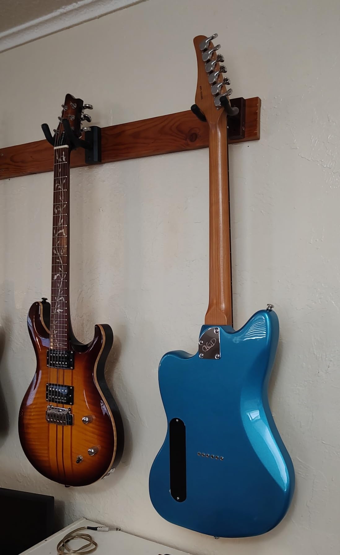 KGD Jazzmaster Mahogany Solid Body Electric Guitar, Roasted Maple Neck and Rosewood fingerboard, Bone Nut, 6-String H-H Guitar customer photo 2