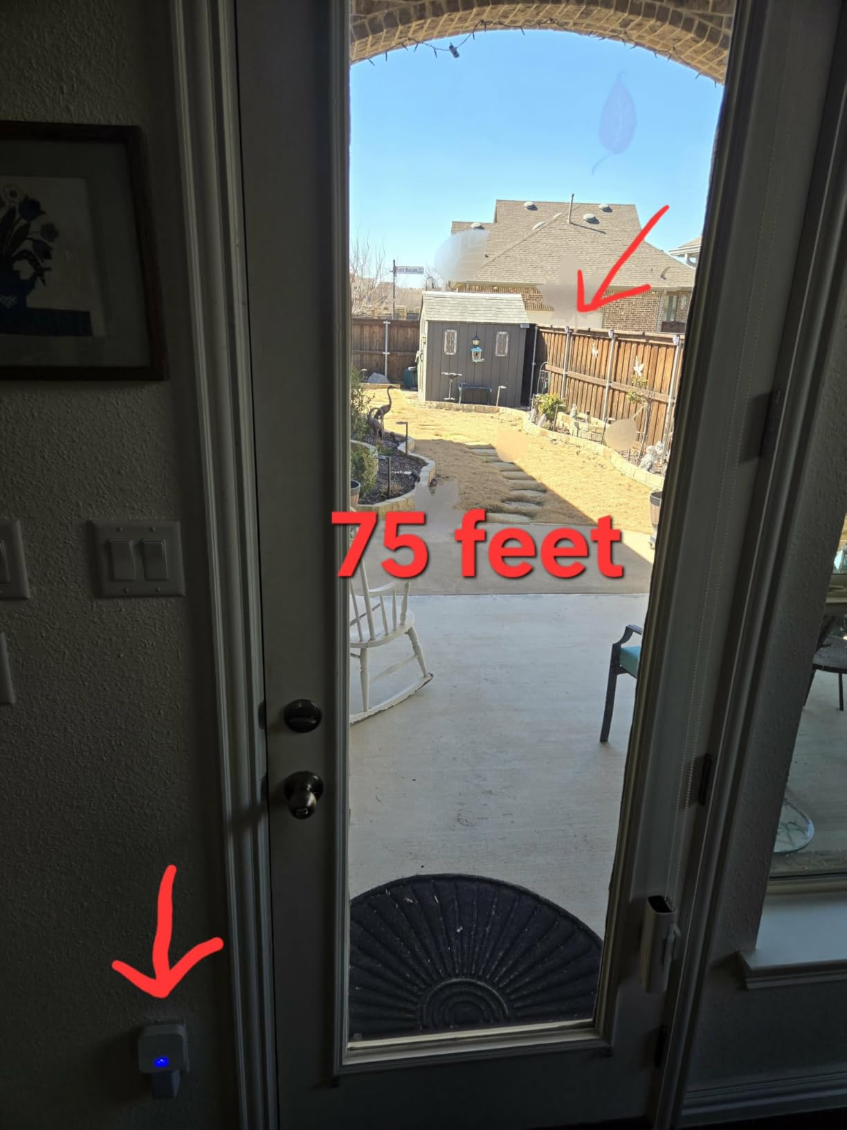 Mailbox Alarm Mail Chime Notification System-Mail Alarm 600 ft Long Range Wireless Mailbox Alert with LED Light Flashing and Sound Reminderser customer photo 1