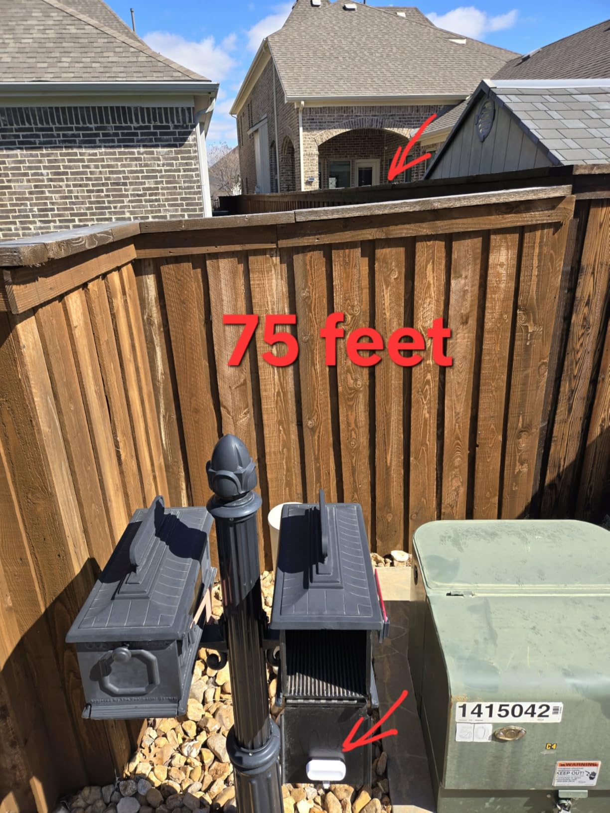 Mailbox Alarm Mail Chime Notification System-Mail Alarm 600 ft Long Range Wireless Mailbox Alert with LED Light Flashing and Sound Reminderser customer photo 2