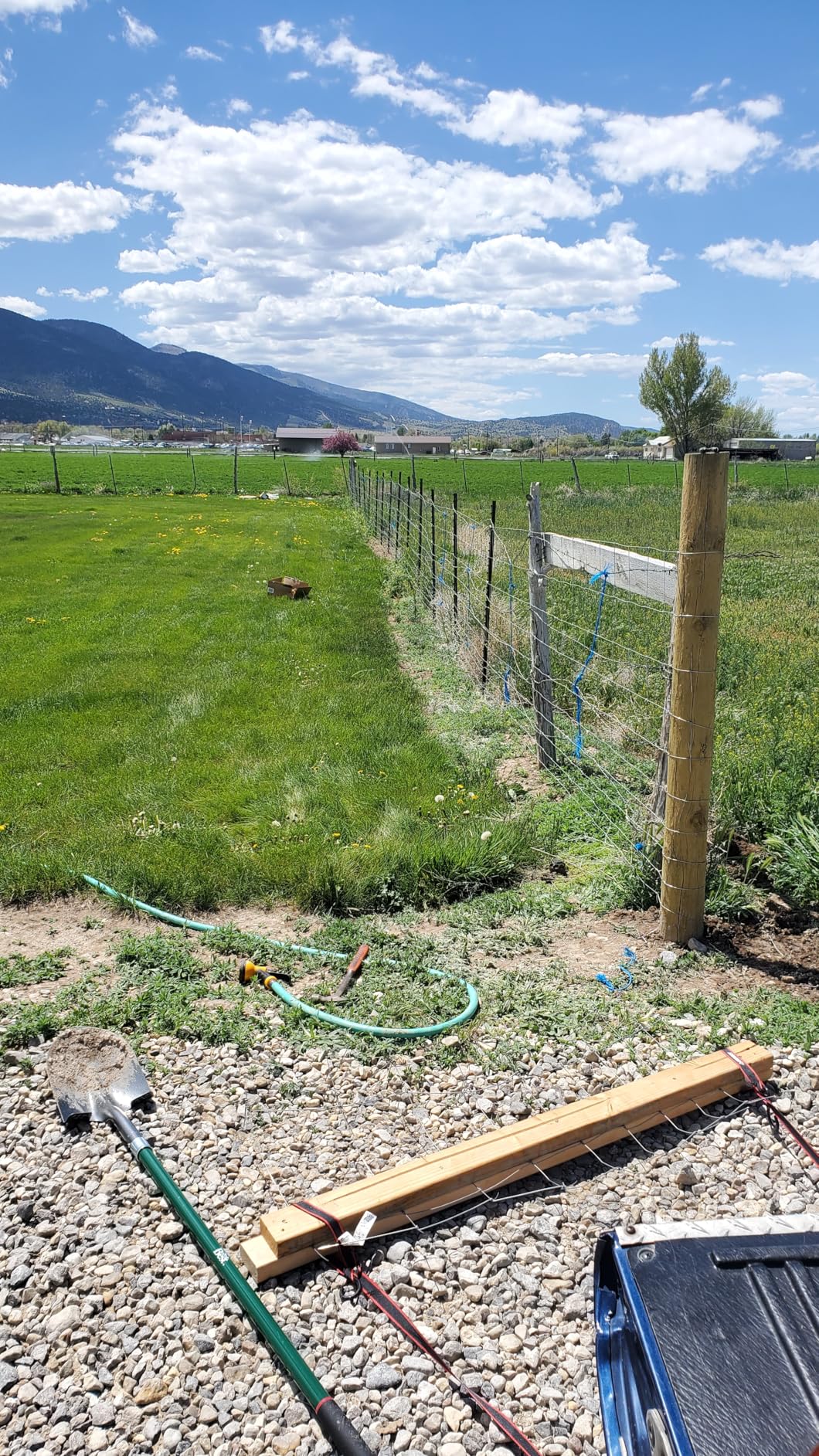 Farm Fence 6ft x 100ft Heavy Zinc Coating Field Wire Fencing, Galvanized Livestock Deer,Goat Fence,Hog Wire Fencing Used to Yard and Garden customer photo 1