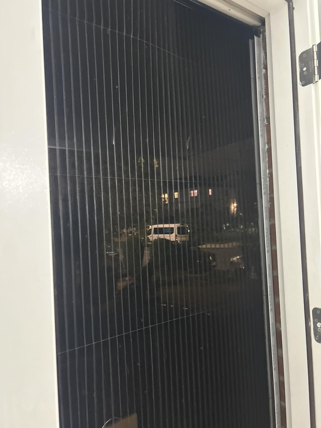 Yotache Retractable Screen Door, Aluminum Frame and Foldable Invisible Screen Mesh for Single Front/Back Patio Sliding Doors, Magnetic Closure, Reversible Left/Right Opening customer photo 1